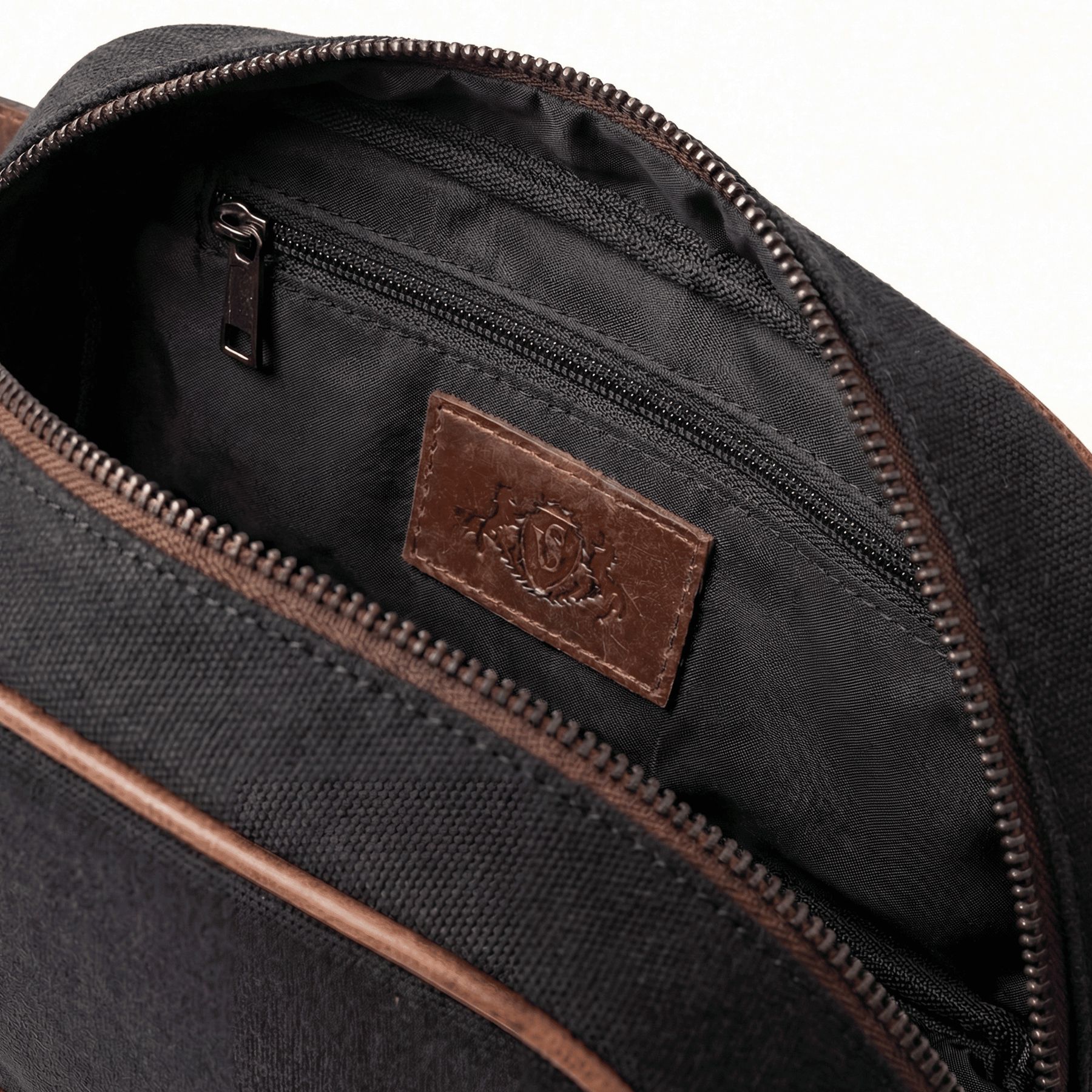 6495-SID & VAIN wash - M - H-92 - CARTER black-brown CANVAS-PULL-UP-Detail-3