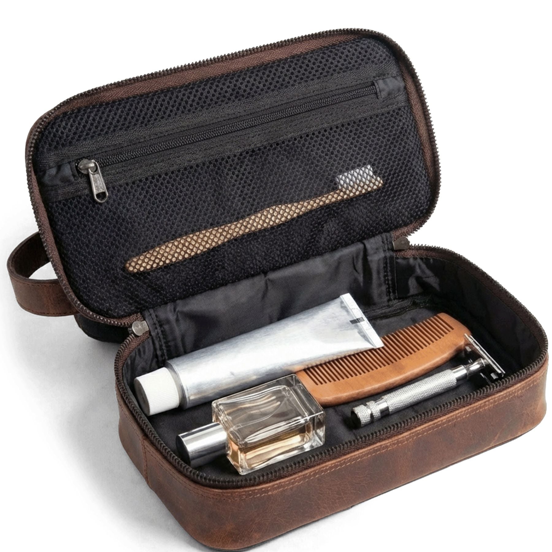 6496-SID & VAIN wash - M - H-92 - CARTER Nature-brown CANVAS-PULL-UP-pack