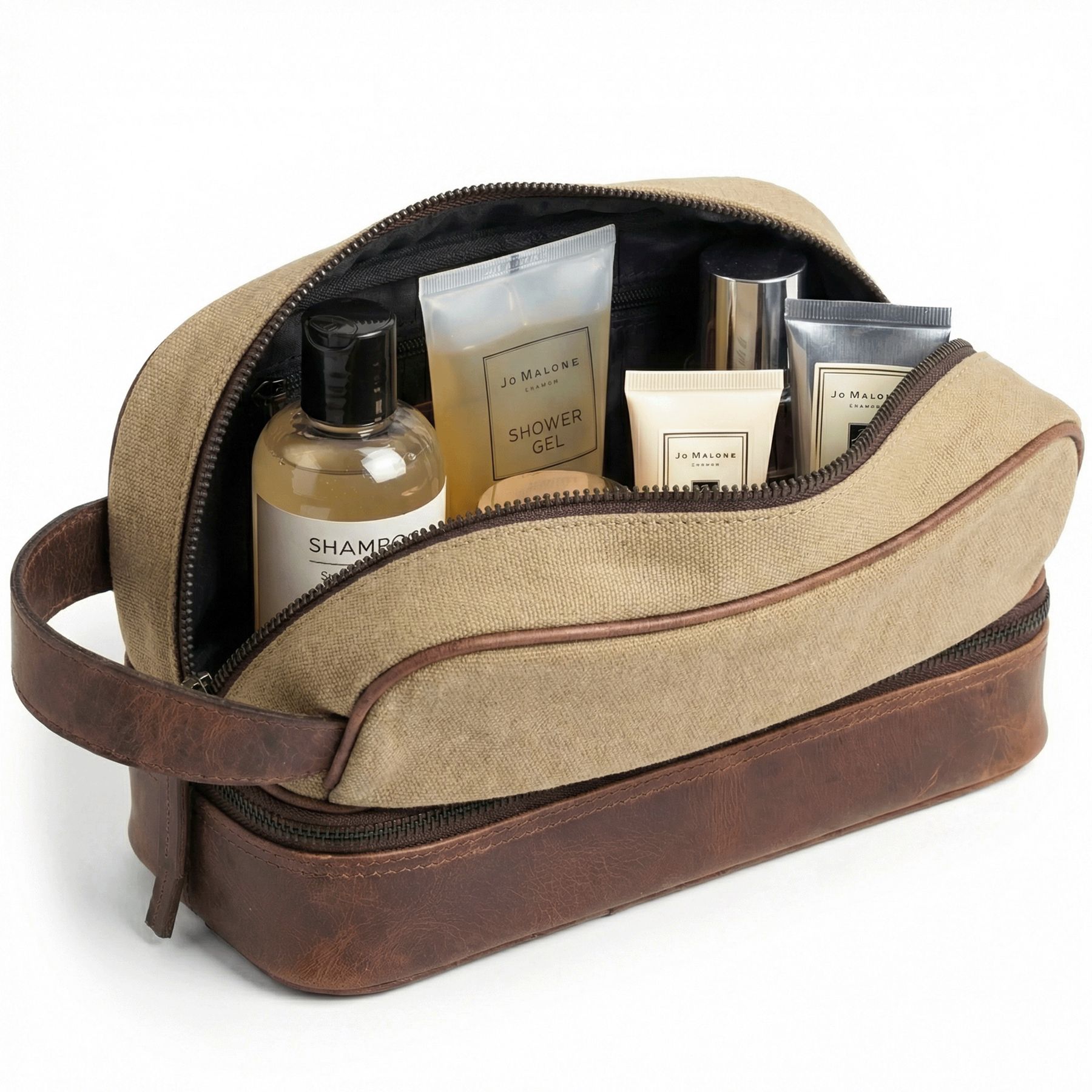 6496-SID & VAIN wash - M - H-92 - CARTER Nature-brown CANVAS-PULL-UP-Detail-1