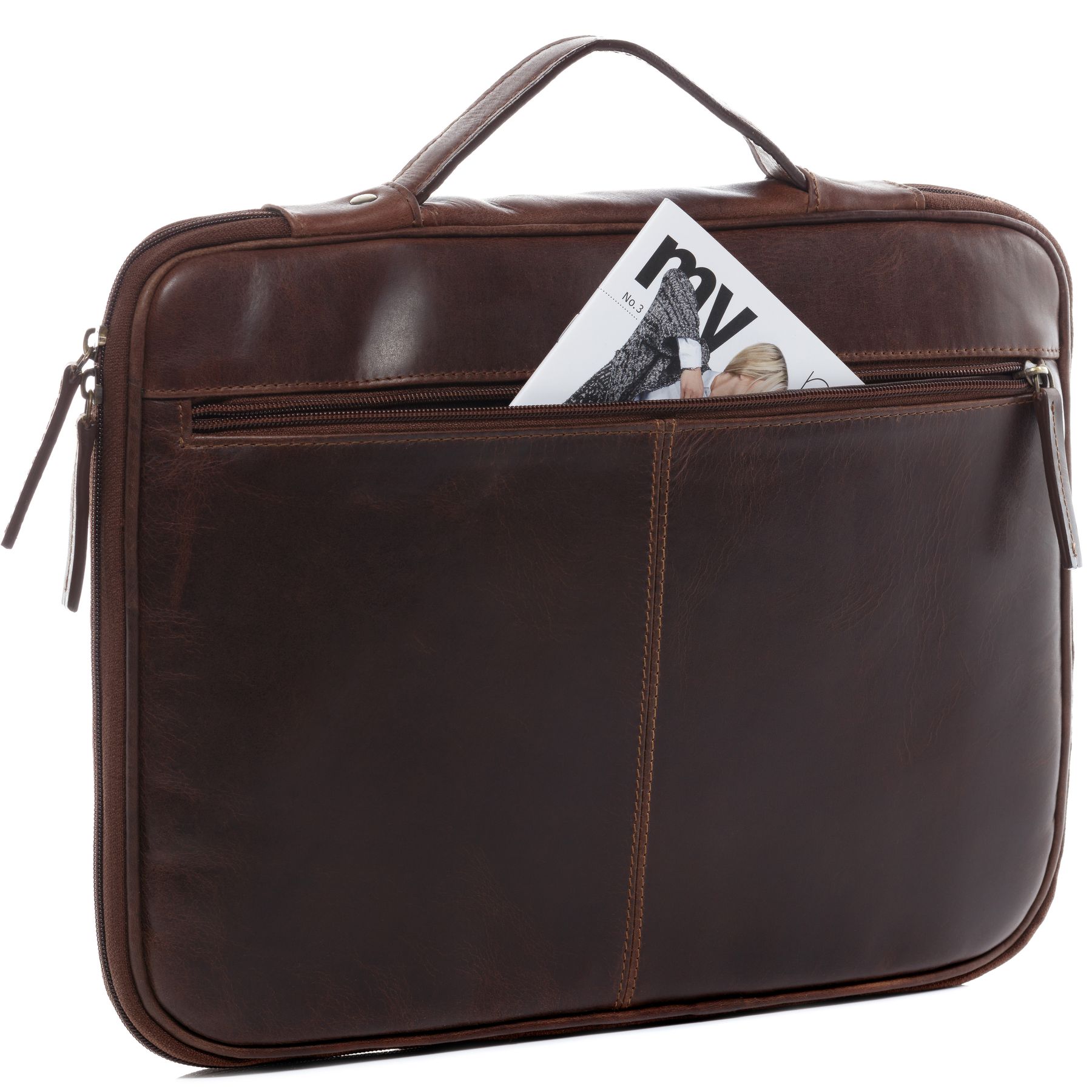 SID & VAIN Organizer-Tasche - 15" - JOSEY 15-brown 19395