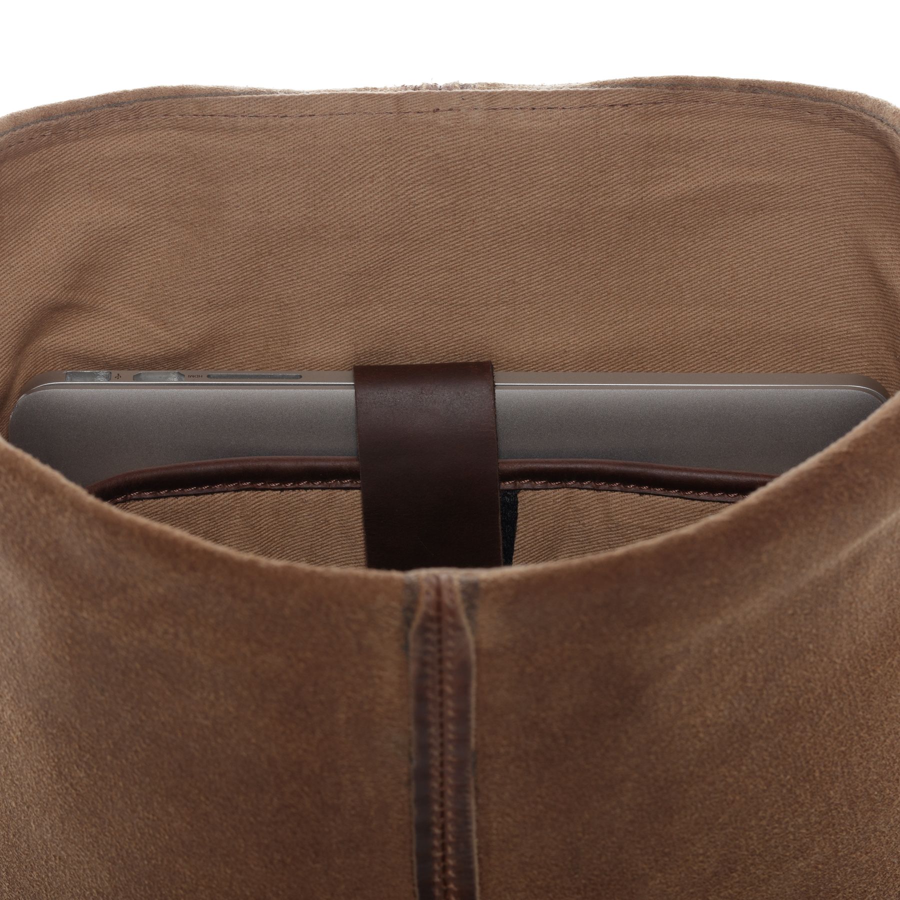 SID & VAIN Rucksack Leder JAY dark-brown 20815