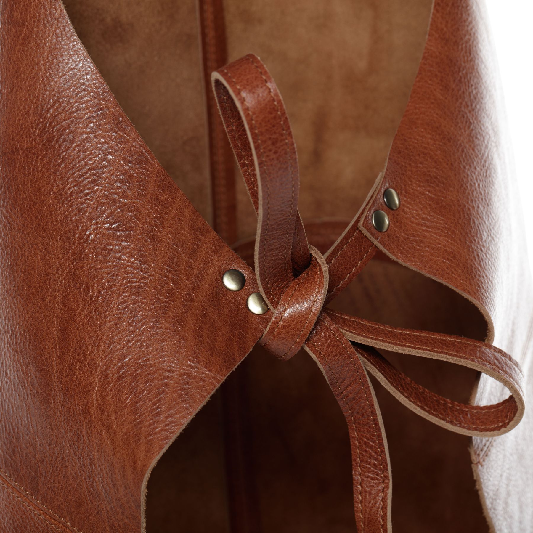 SID & VAIN Lederschürze Leder HEATHROW braun Grillschürze 47386