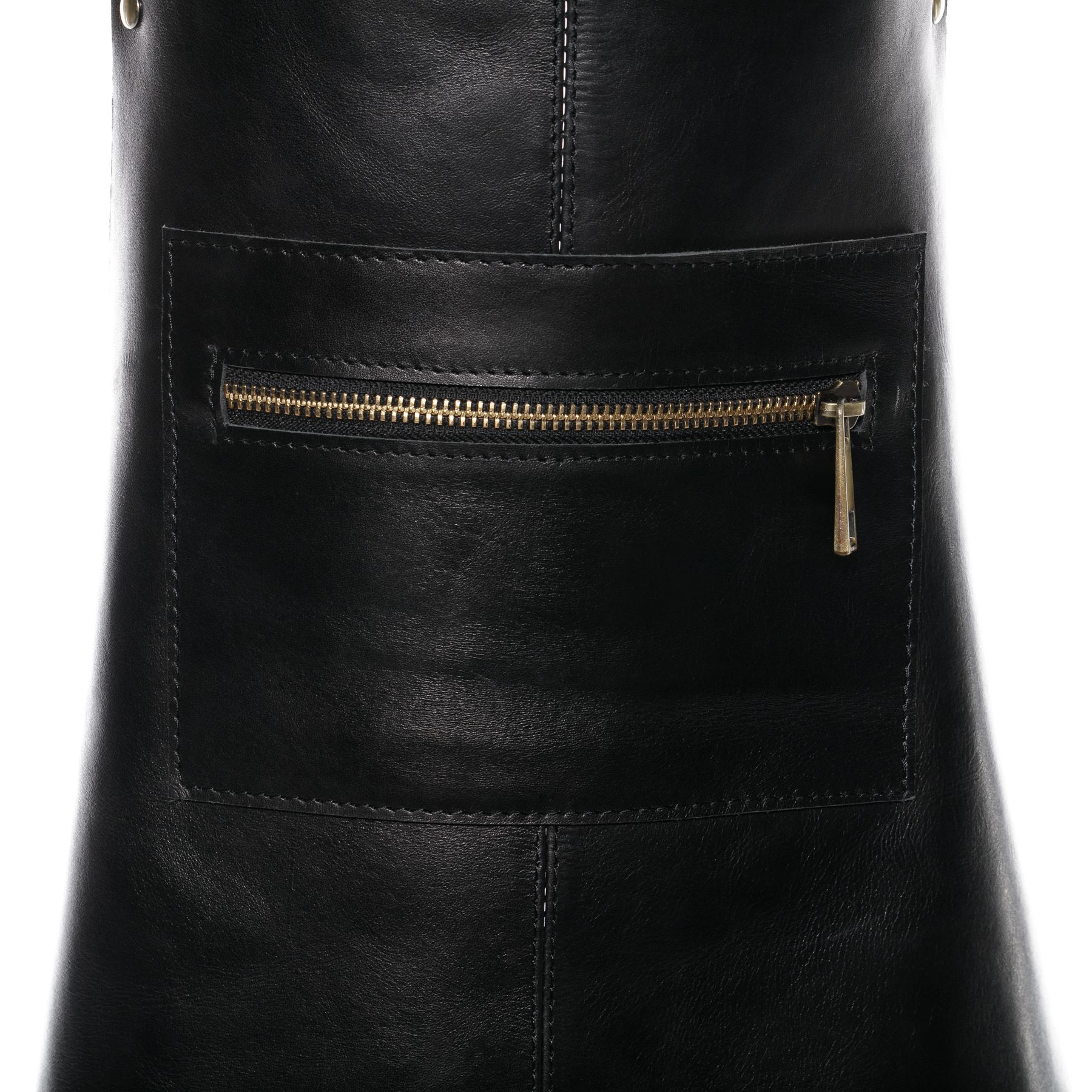 SID & VAIN Lederschürze Leder HEATHROW braun Grillschürze 47404