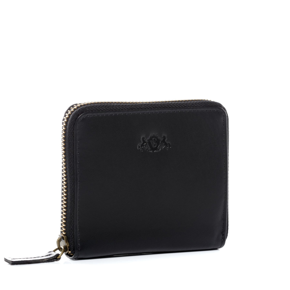 SID & VAIN Geldbeutel Zip Leder klein HANNAH braun-cognac 33396