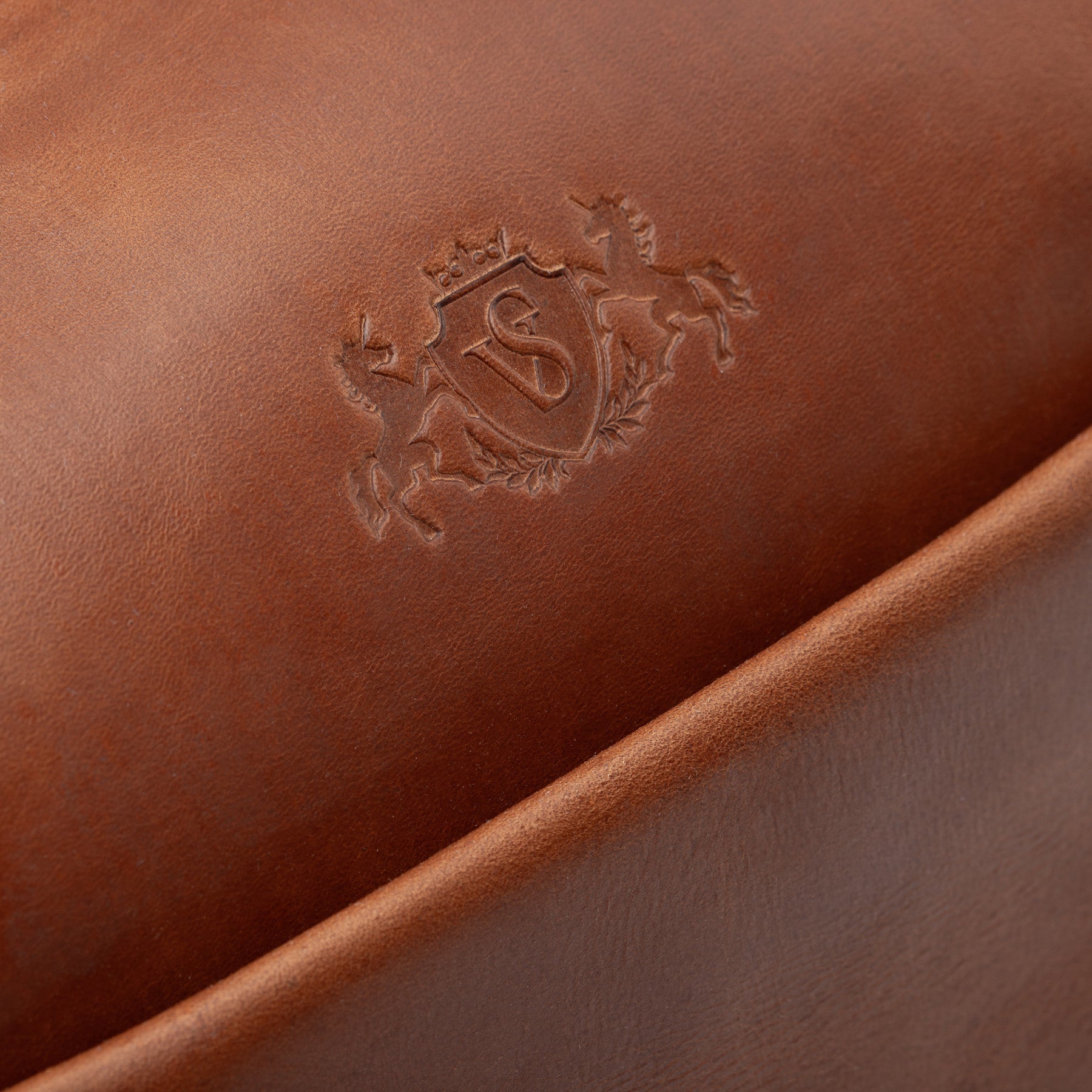 SID & VAIN Reisetasche Leder AUBURN braun Weekender 45670