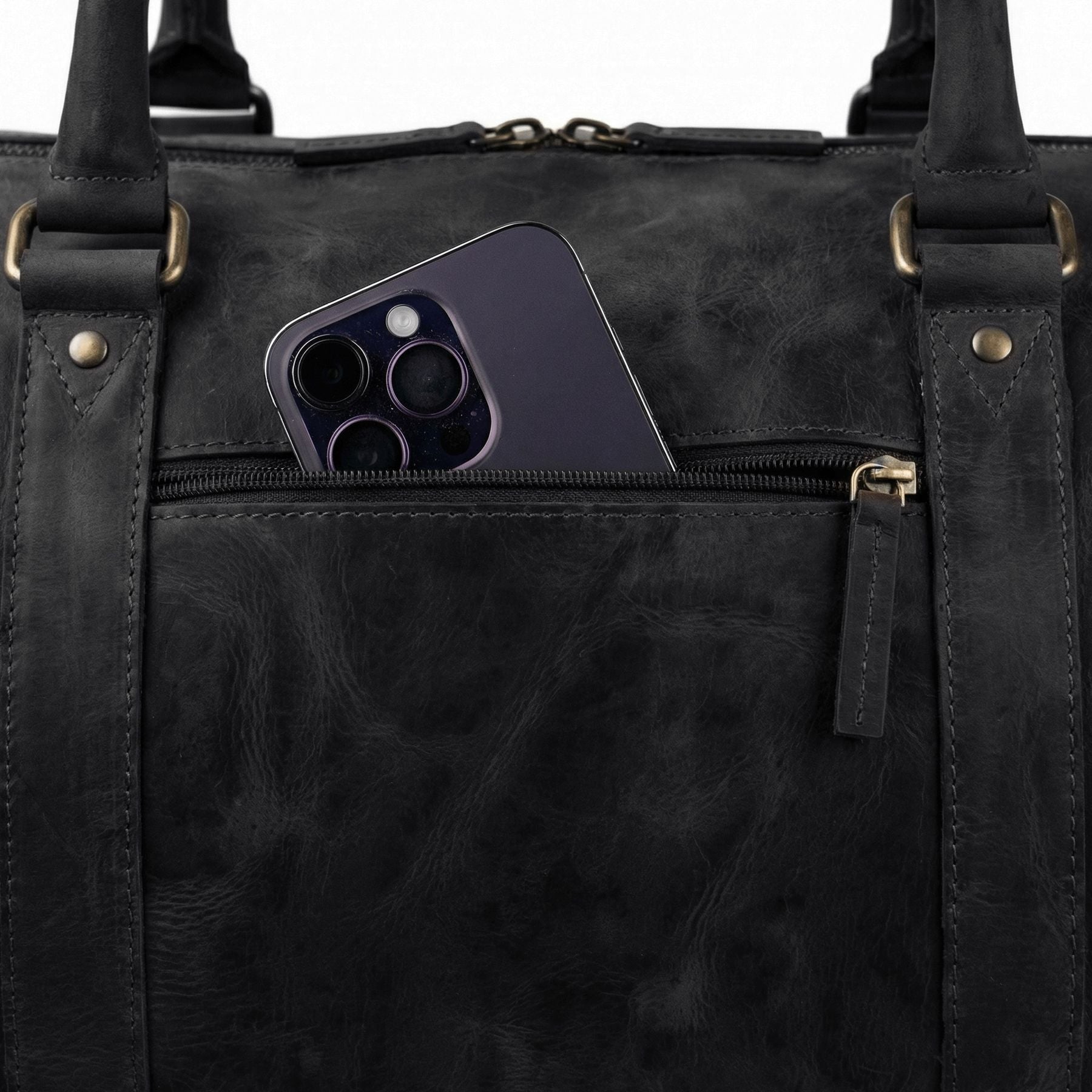 6376-SID & VAIN travel-weekender - XL - NT-68 - HANK BLACK HUNTER-Detail-2