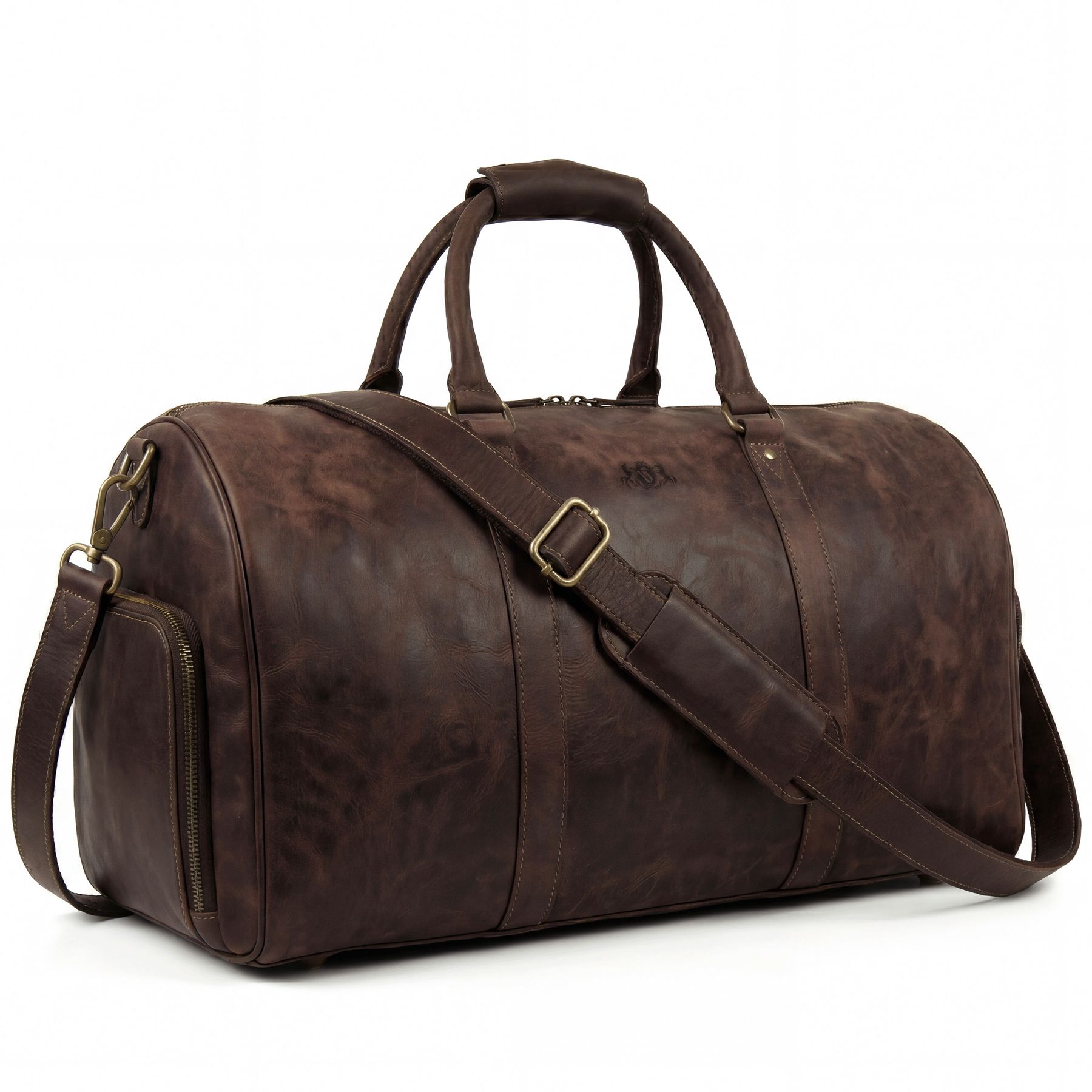 6373-SID & VAIN travel-weekender - XL - NT-68 - HANK 408-Choco HUNTER-measure