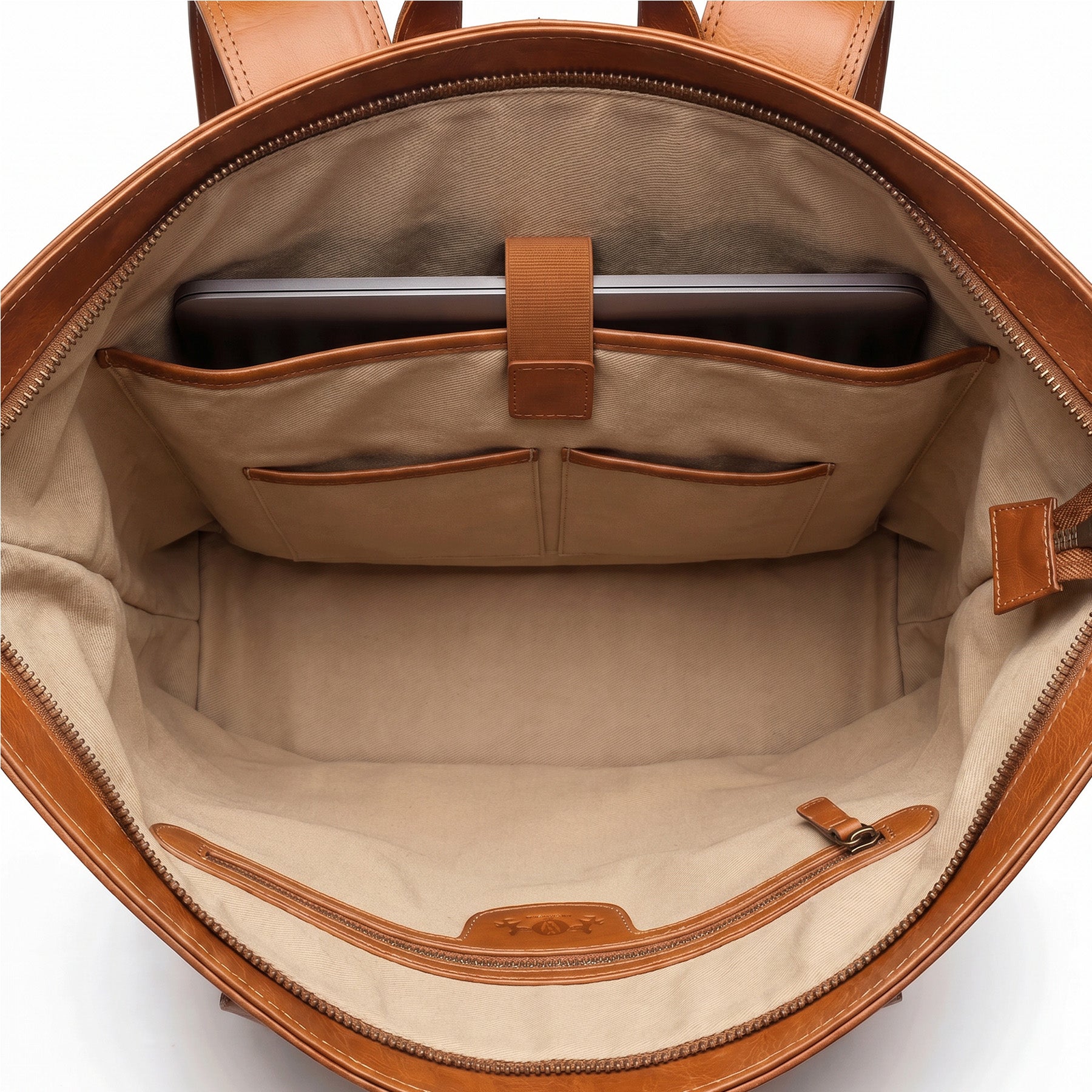 Rucksack Echtleder Bild-innen