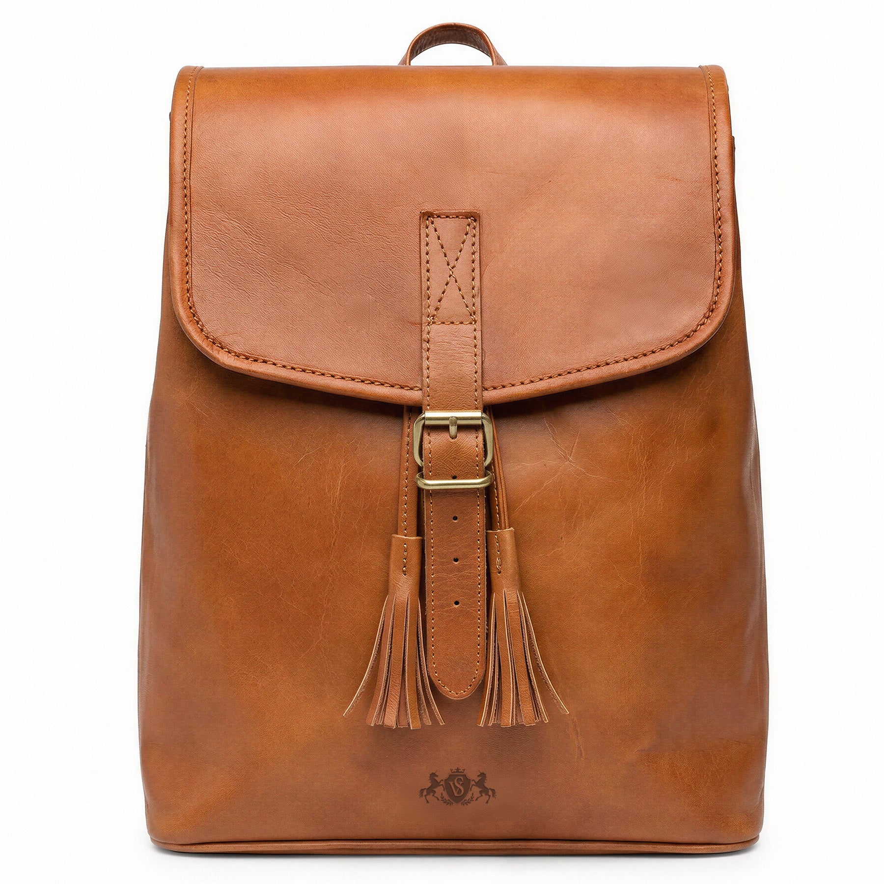 Rucksack Echtleder Bild-frontal