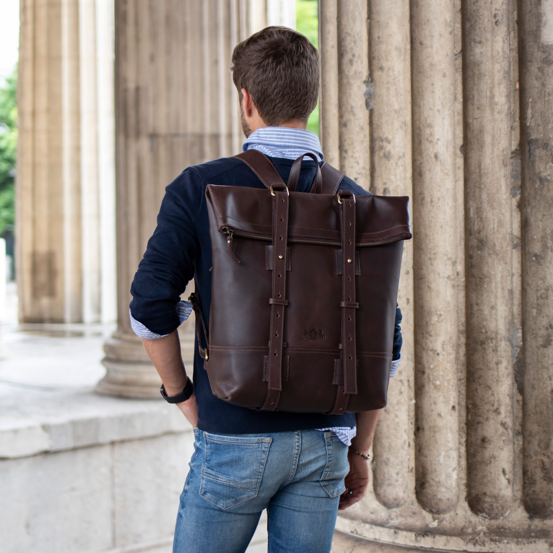 SID & VAIN Rucksack Leder CHAZ 31381