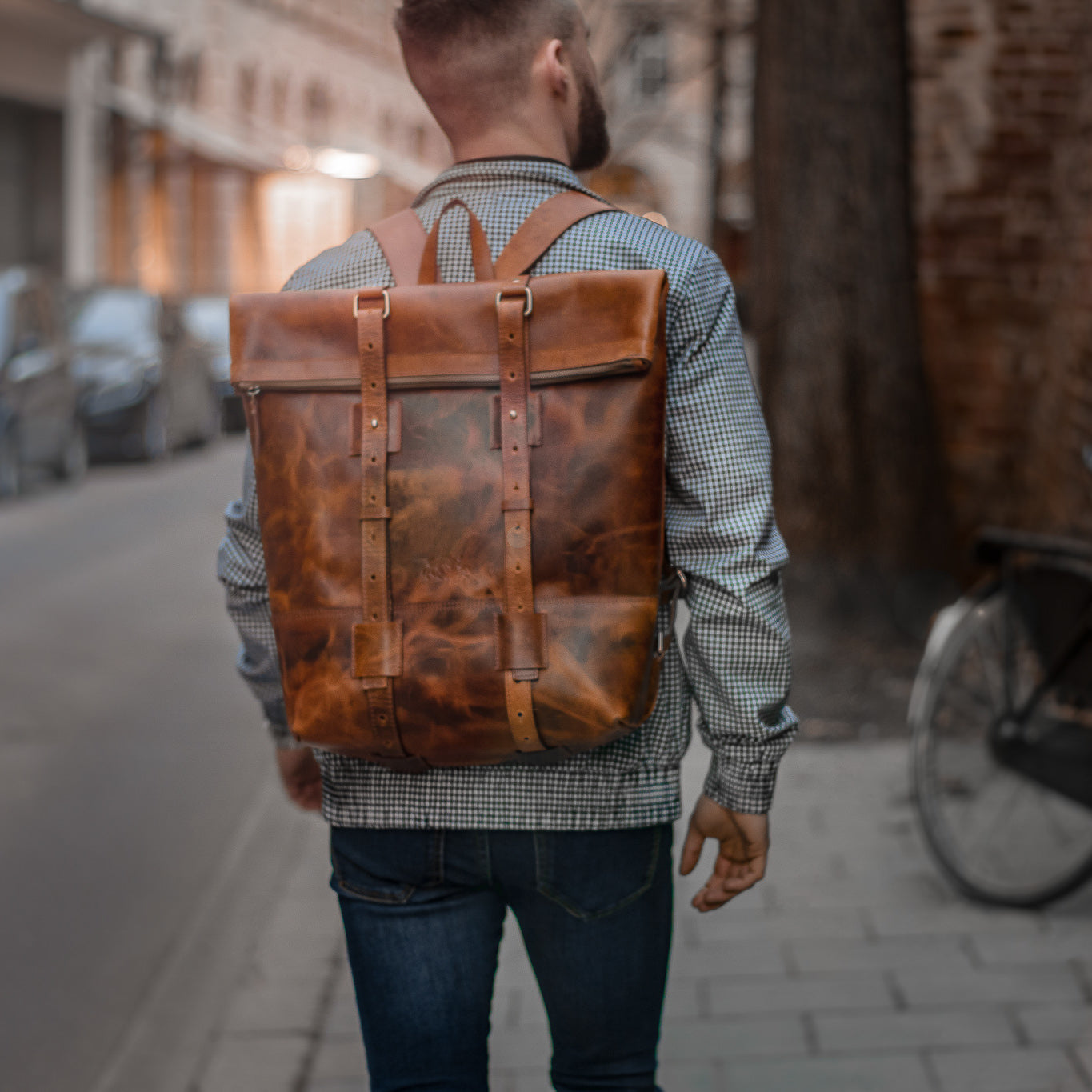 SID & VAIN Rucksack Leder CHAZ 29181