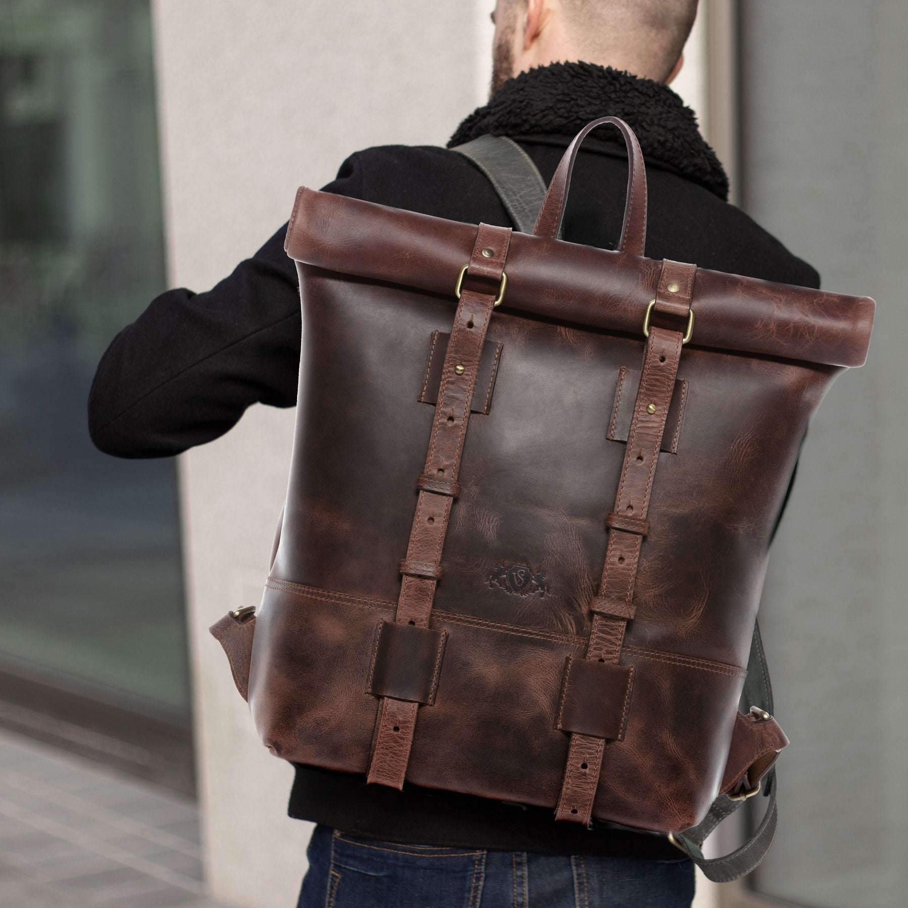 SID & VAIN Rucksack Leder CHAZ 29176