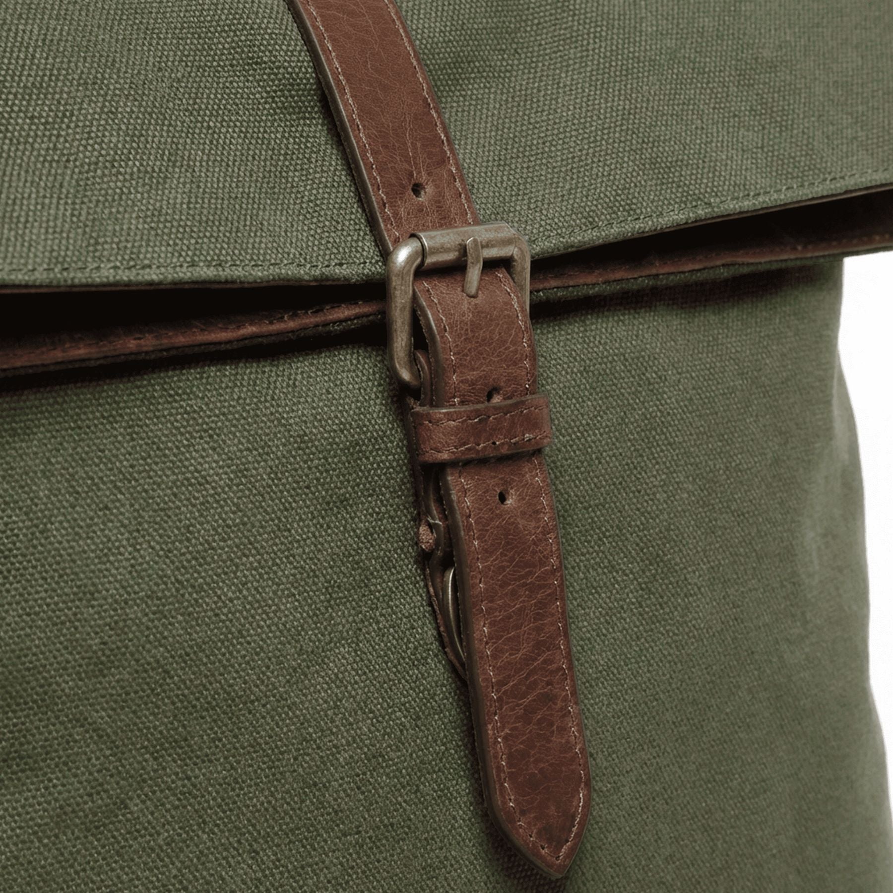 6059-SID & VAIN backpack-rolltop - L - H-93 - TATUM olive-brown CANVAS-PULL-UP-Detail-2