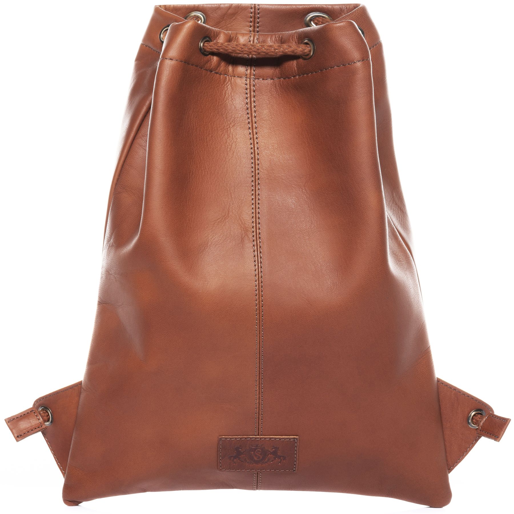 SID & VAIN Turnbeutel Leder JESSIE chestnut 41995