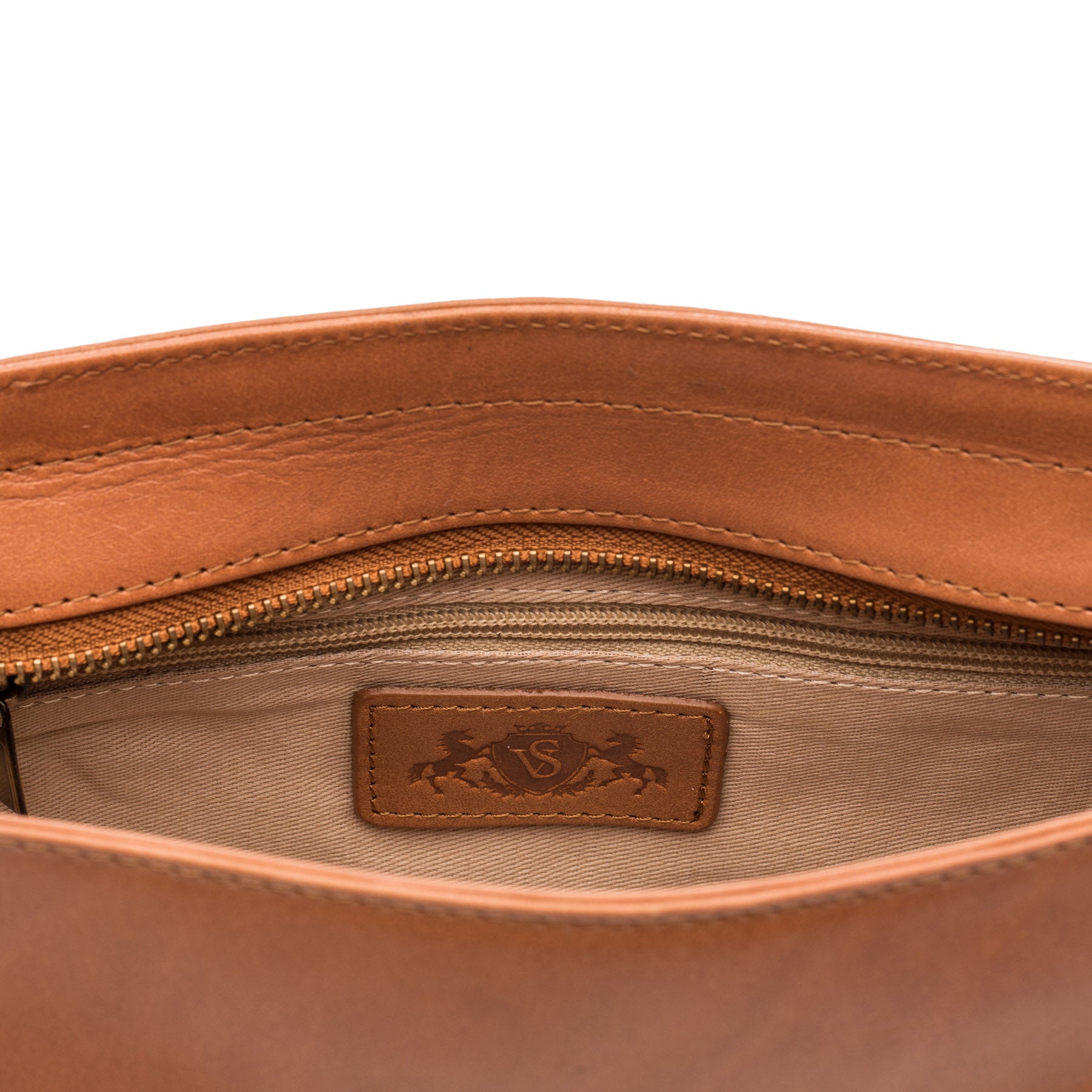 SID & VAIN Schultertasche Leder ALBANY schwarz oder braun 38859