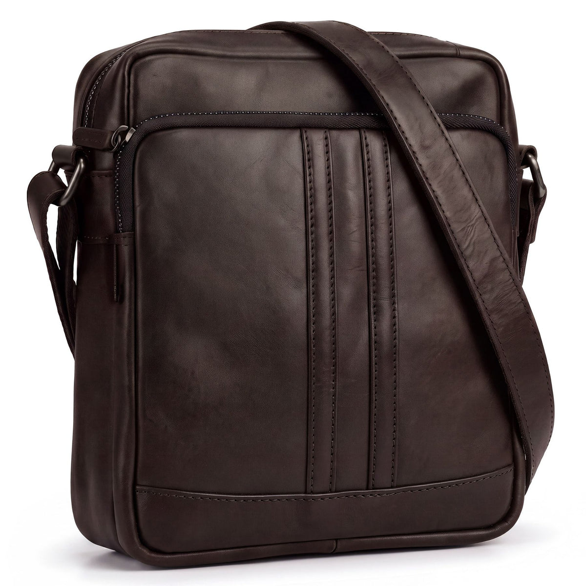 ASHTON Smooth Leather Shoulder Bag