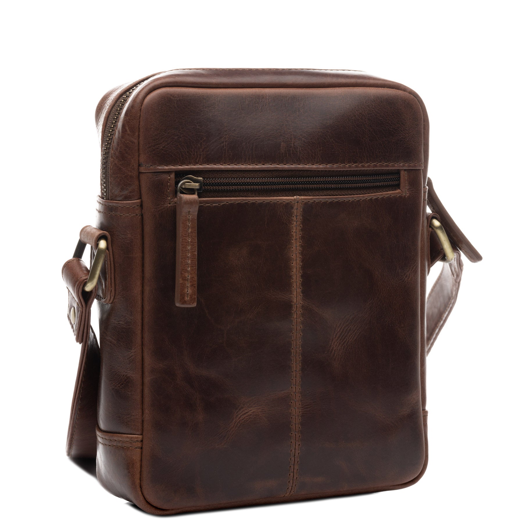 SID & VAIN Umhängetasche Leder DUBLIN braun oder schwarz 39004