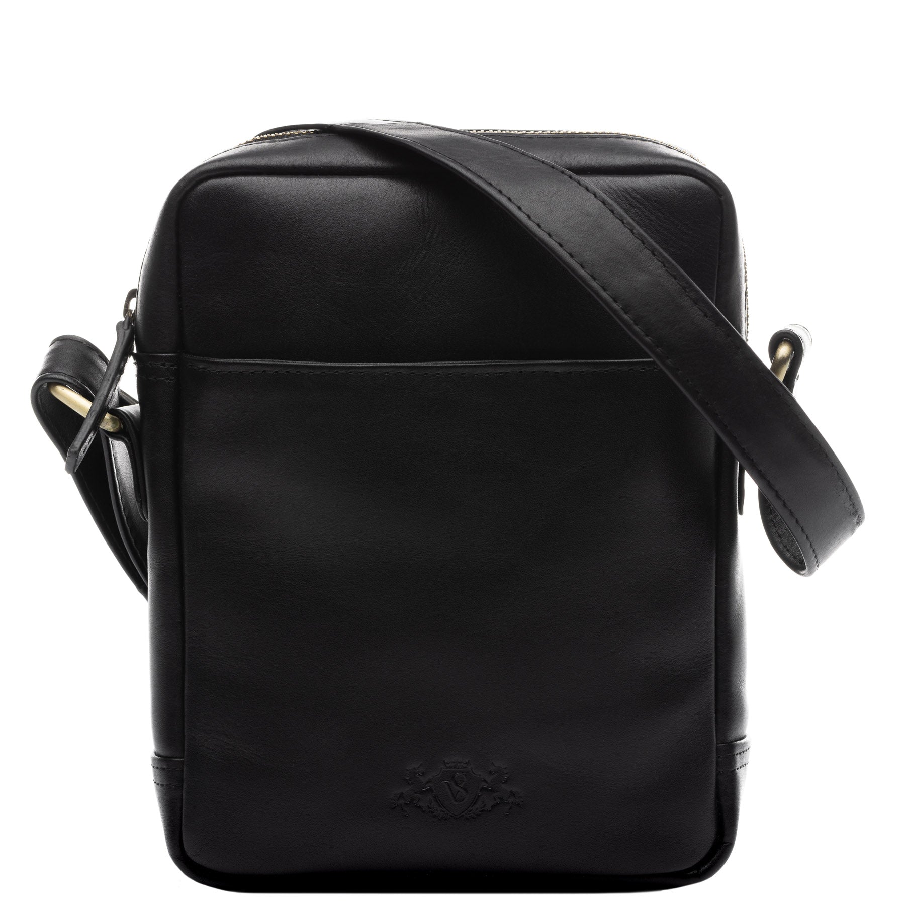 SID & VAIN Umhängetasche Leder DUBLIN braun oder schwarz 38998
