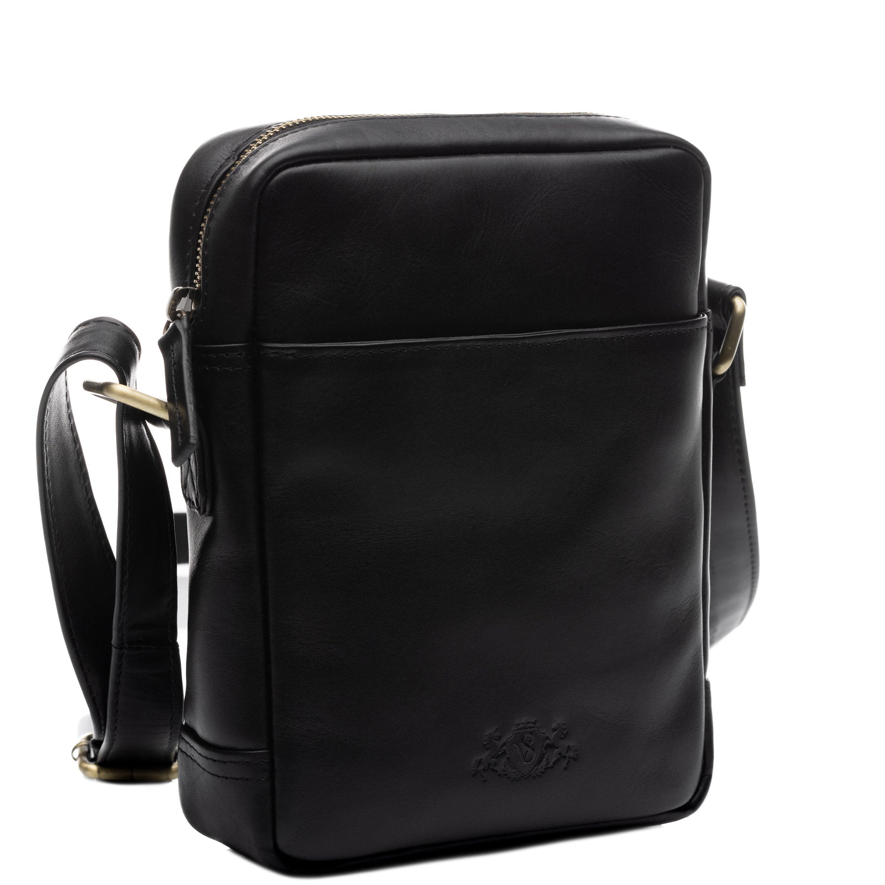 SID & VAIN Umhängetasche Leder DUBLIN braun oder schwarz 38999