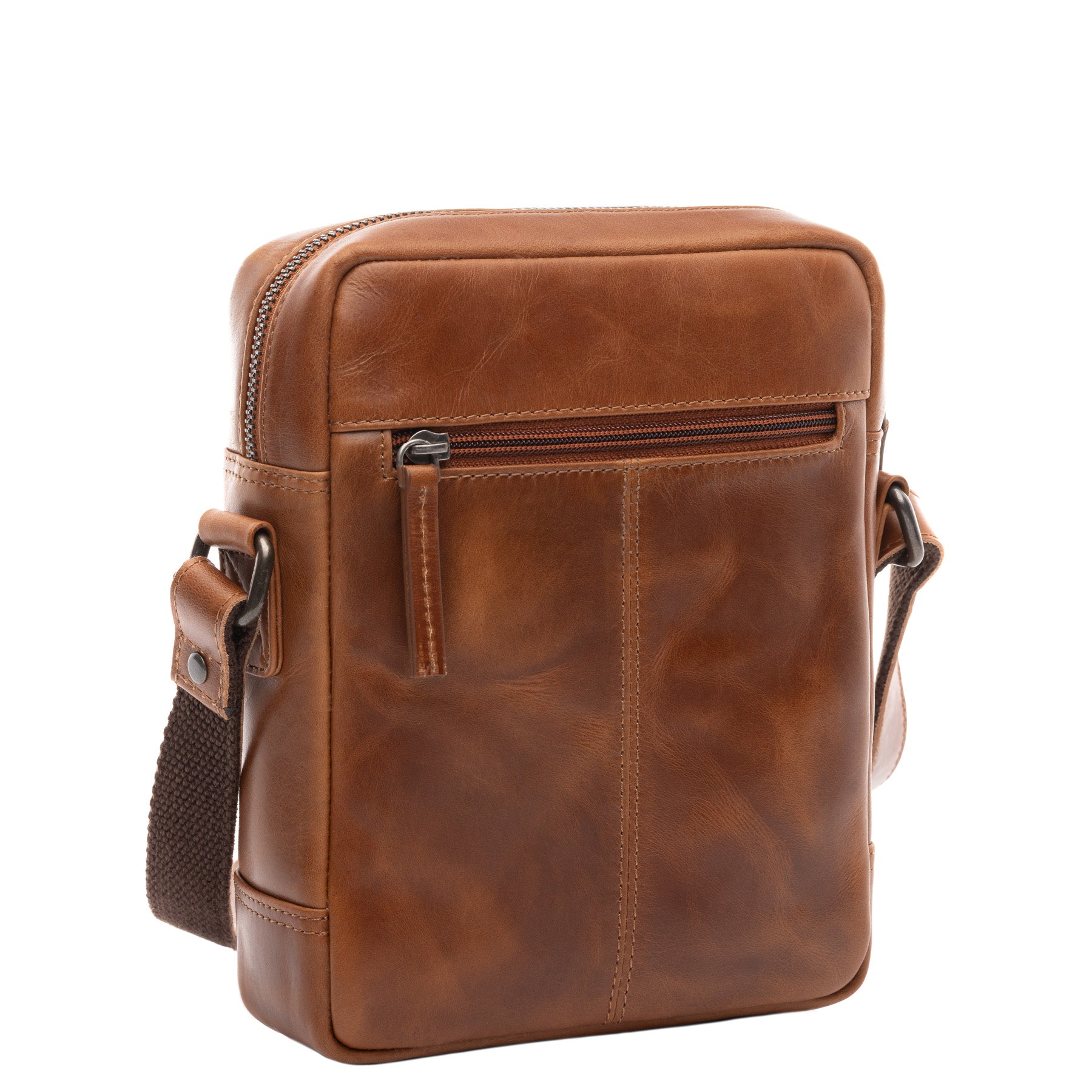 SID & VAIN Umhängetasche Leder DUBLIN braun oder schwarz 45578