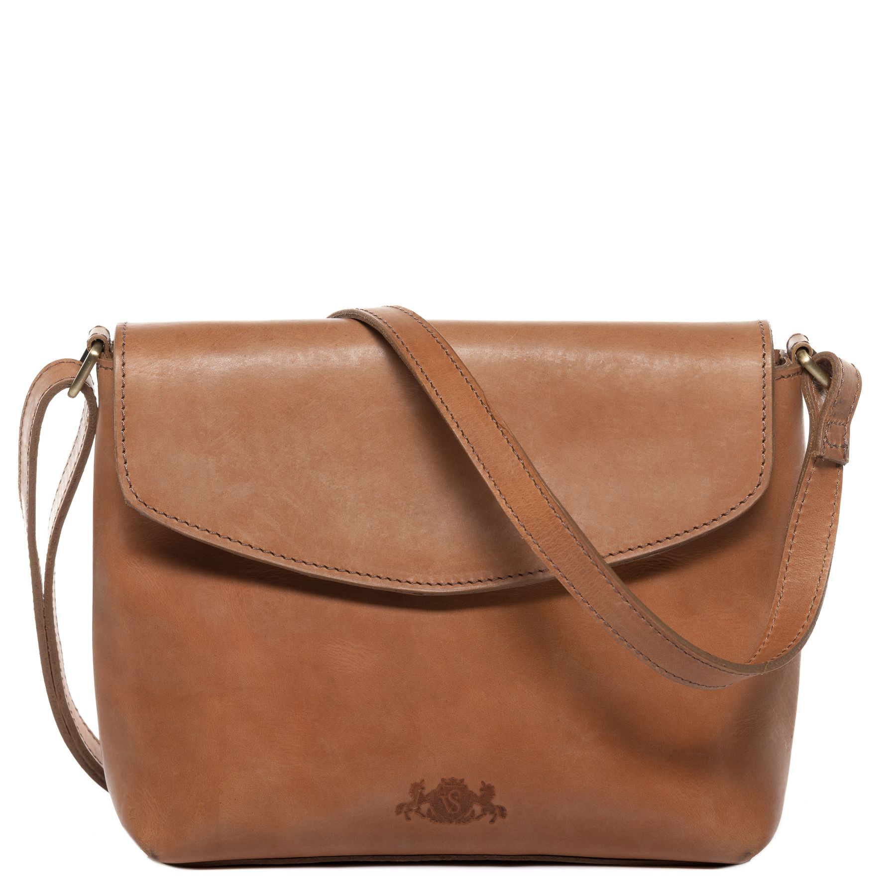 SID & VAIN Schultertasche Leder & Umhängetasche Leder ELYSA natural-light-tan 34594