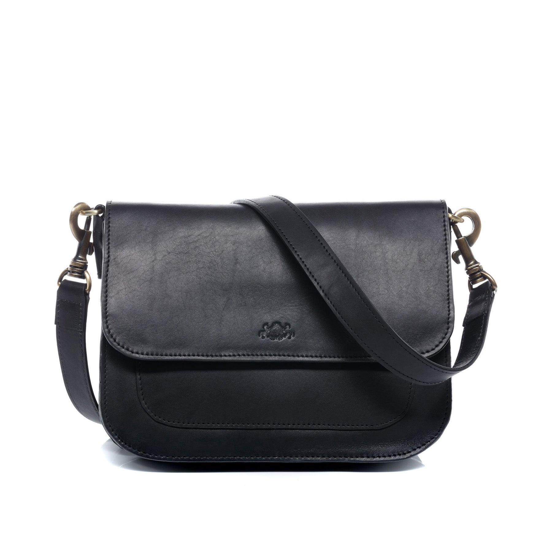 SID VAIN Schultertasche Leder FRAN schwarz Ledertasche