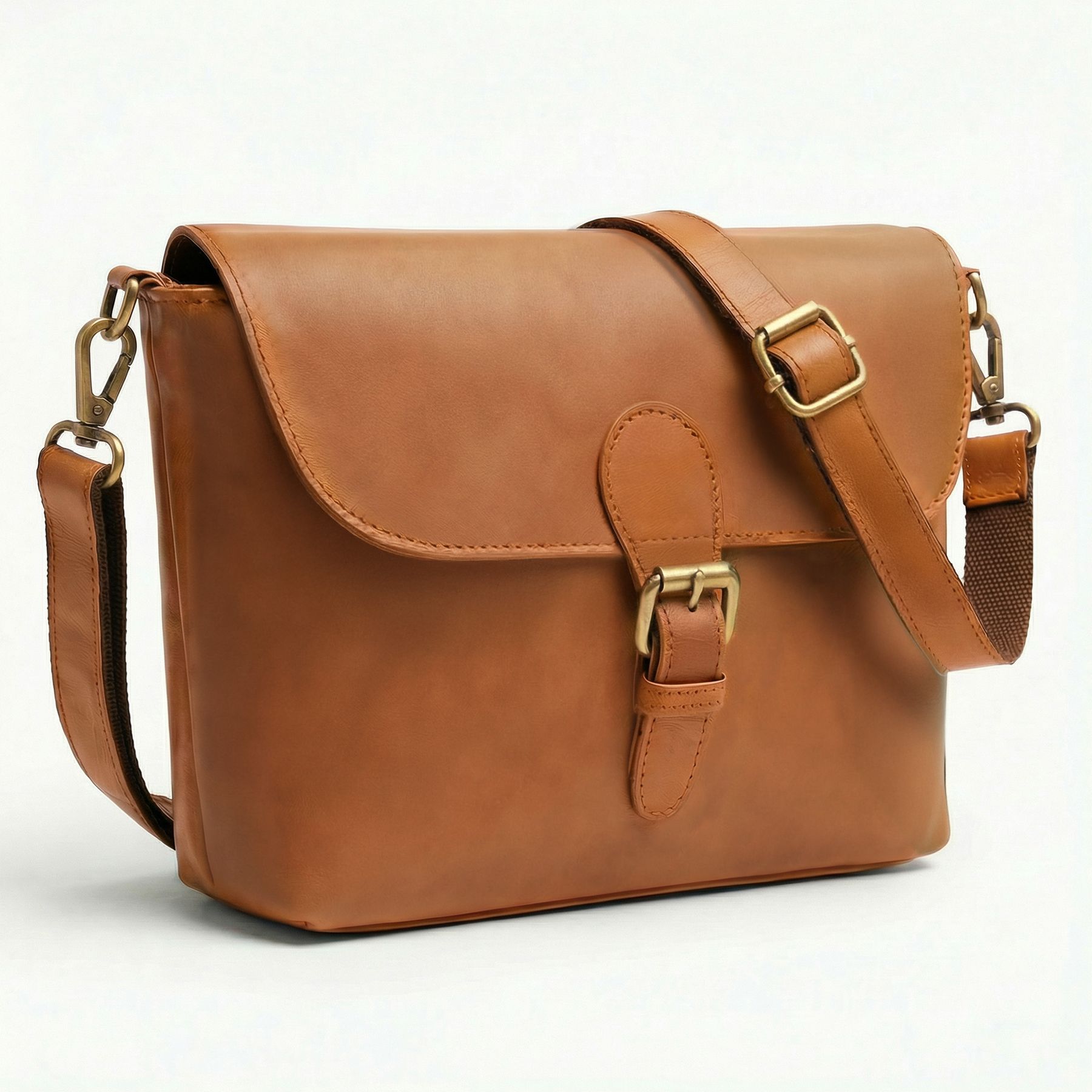 SID & VAIN Schultertasche YALE braun Main