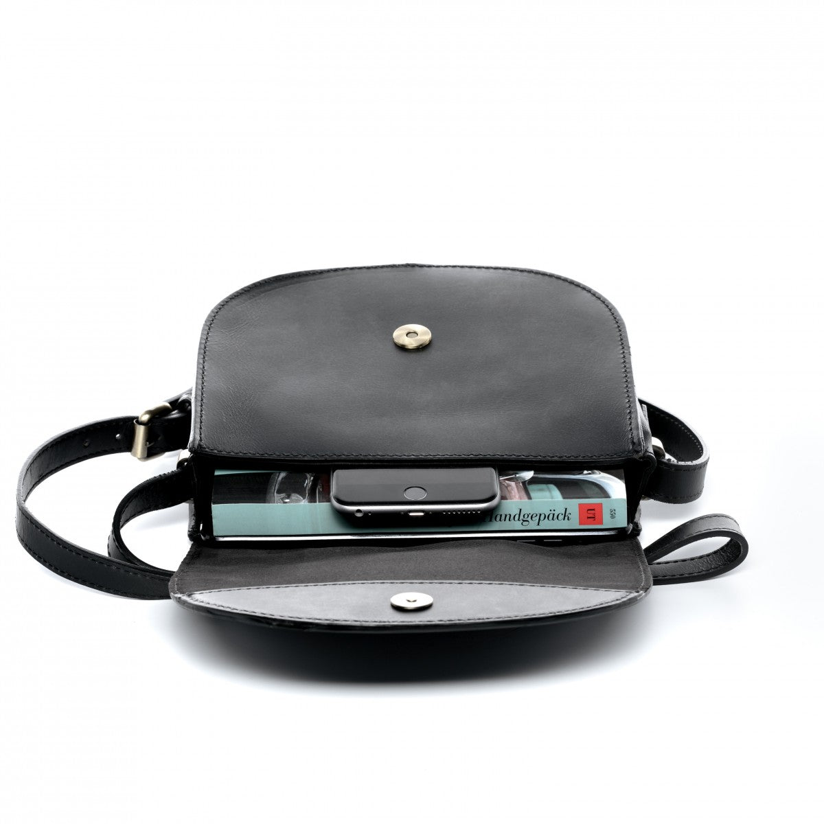 SID & VAIN Schultertasche Leder TRISH versch. Farben Größen Handtasche Leder 19