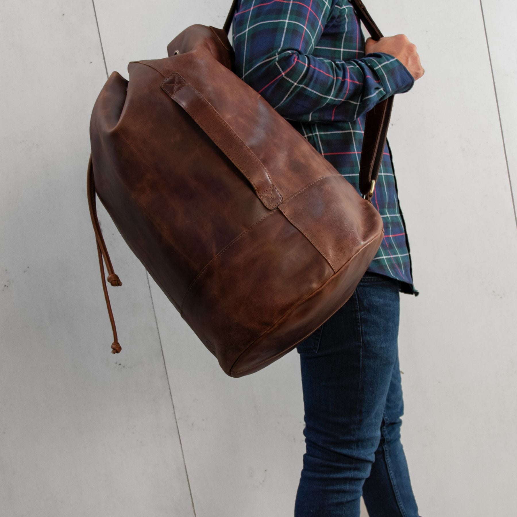 SID & VAIN matchsack XL HEATHROW braun-cognac 20450