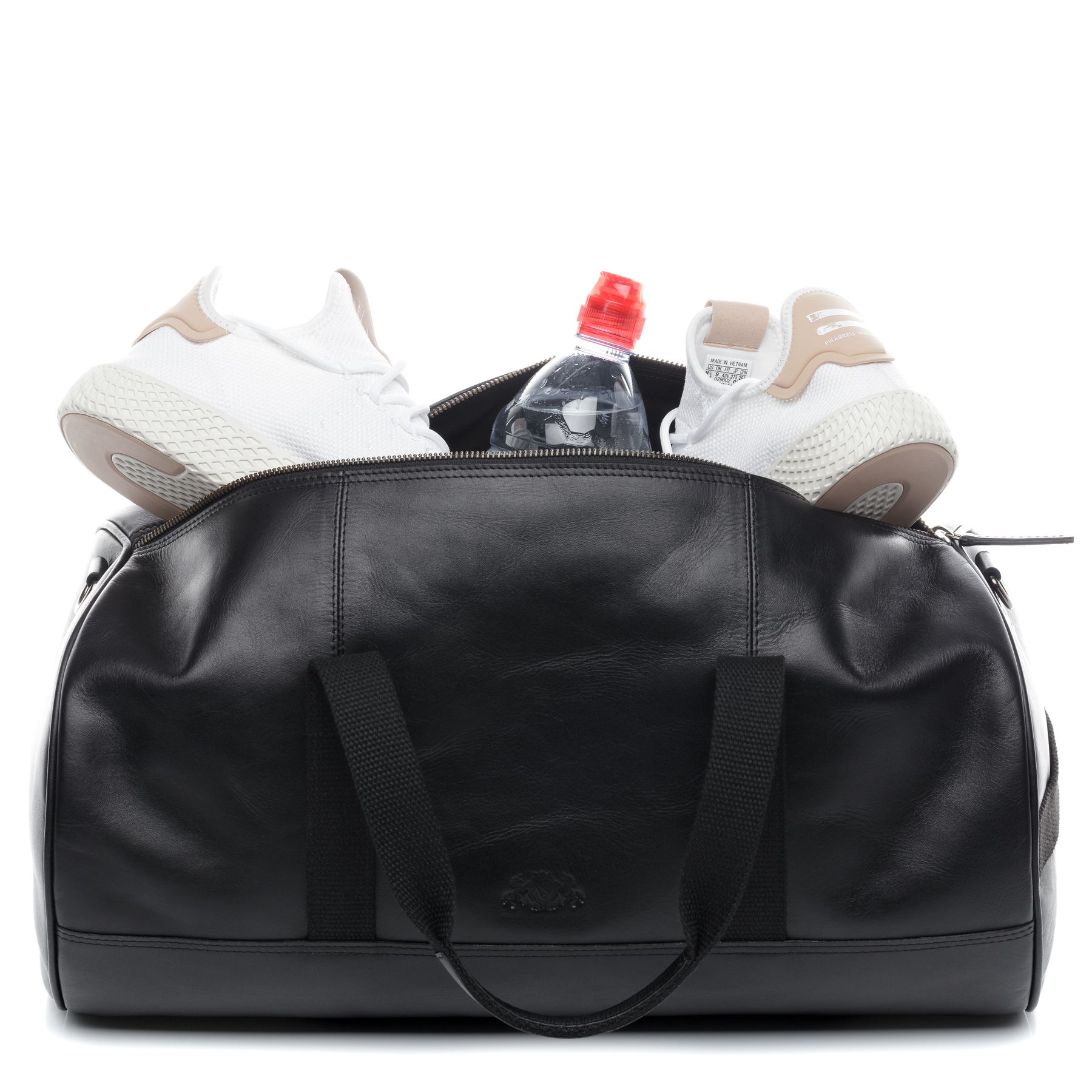FEYNSINN BERLIN Sporttasche Leder FINLAY schwarz 20104