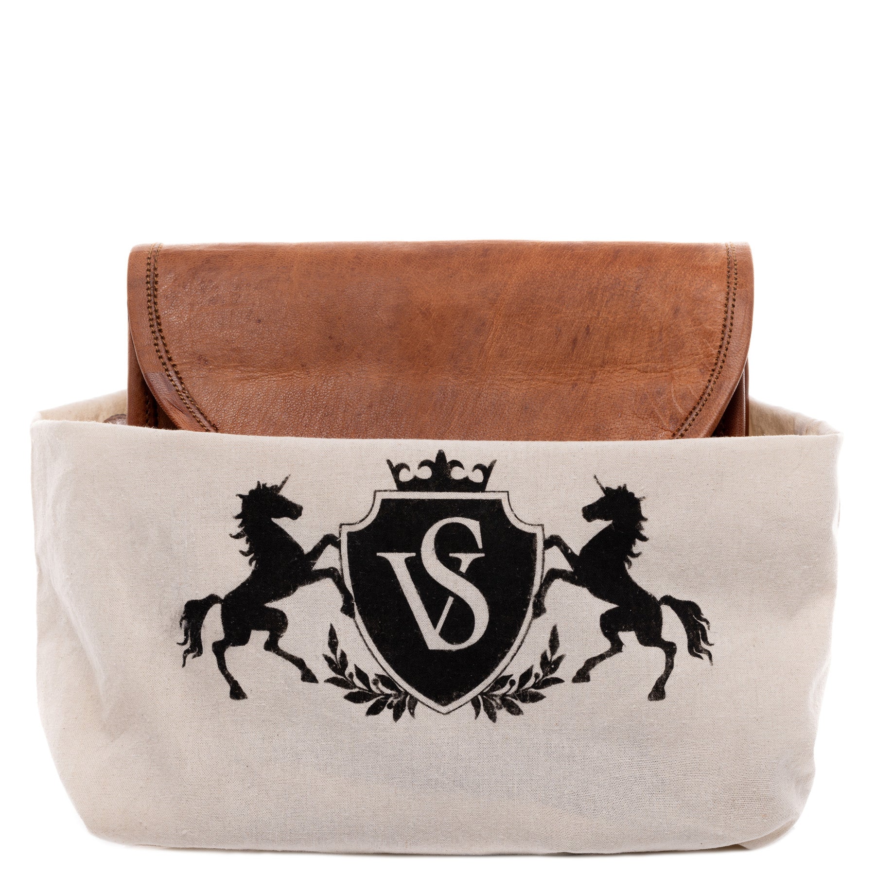 SID & VAIN Umhängetasche Leder AUBREY braun Schultertasche 43797