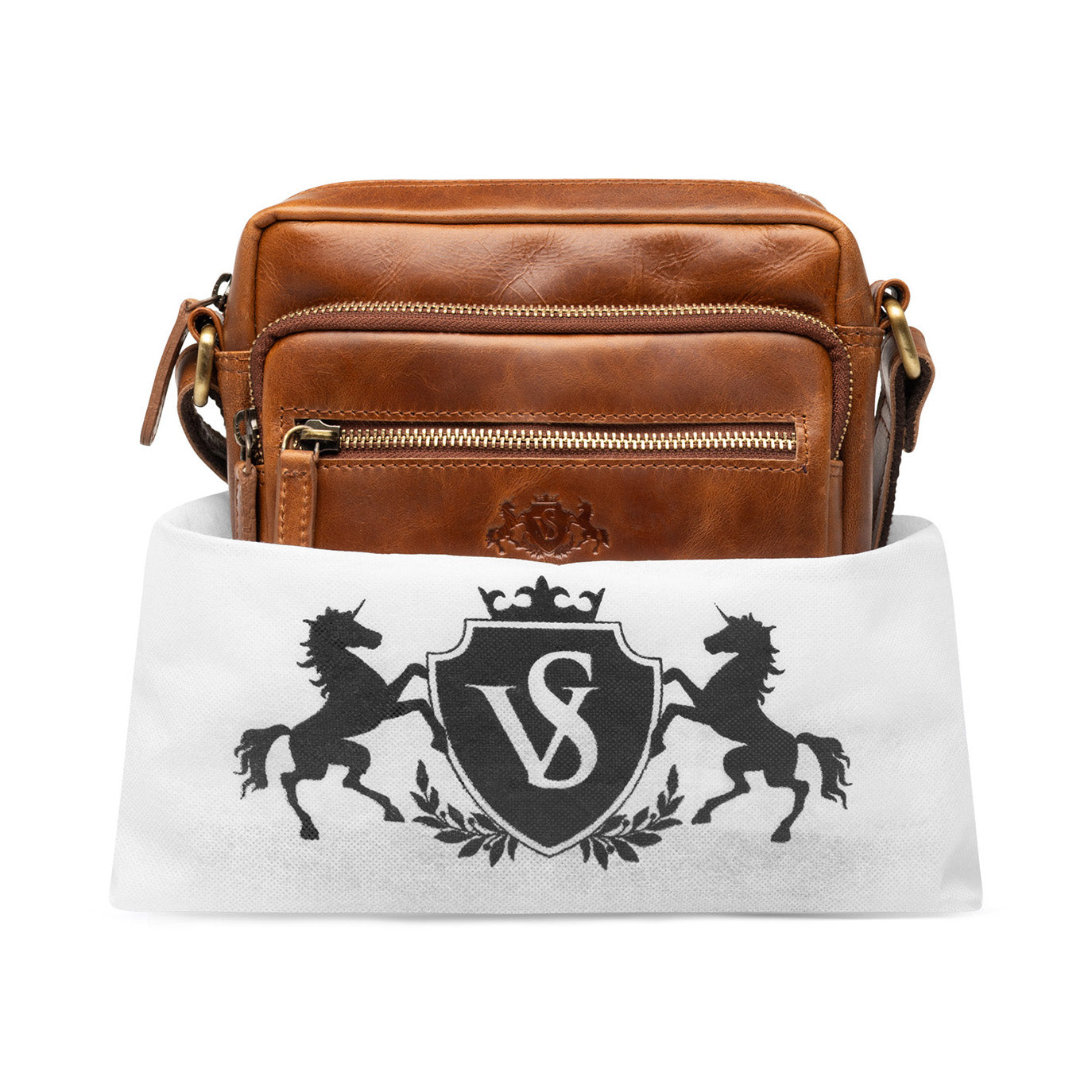 Umhängetasche Leder CLARK Schultertasche
