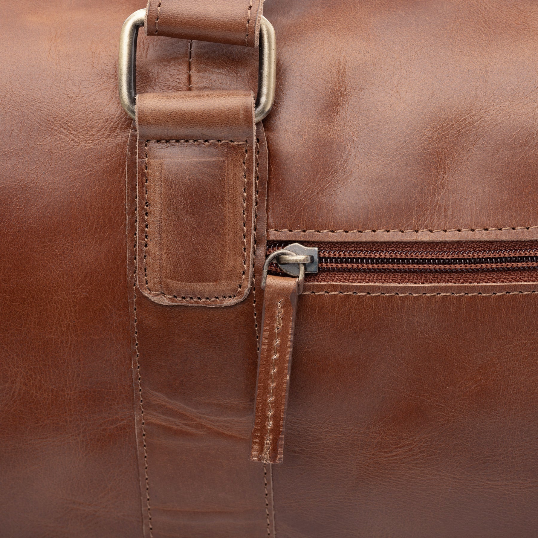 SID & VAIN Weekender Leder JEREMY Hellbraun Reisetasche 6