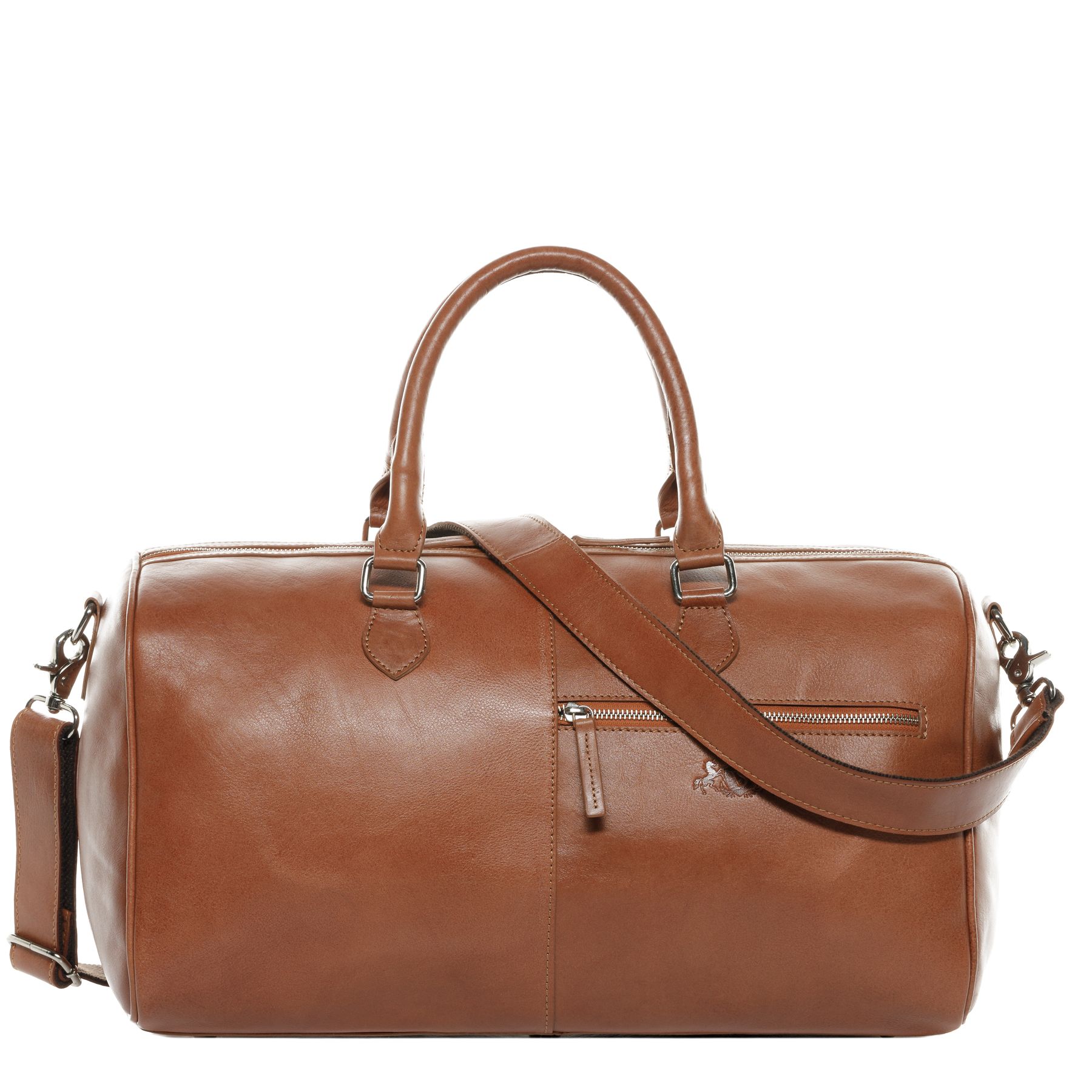 SID & VAIN Reisetasche Weekender Leder SEATTLE light-crunchy-tan 28118