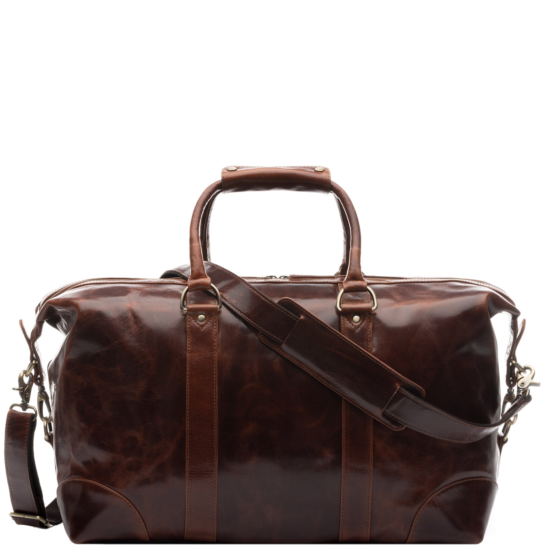 SID & VAIN Reisetasche Leder AUSTIN tan 38930