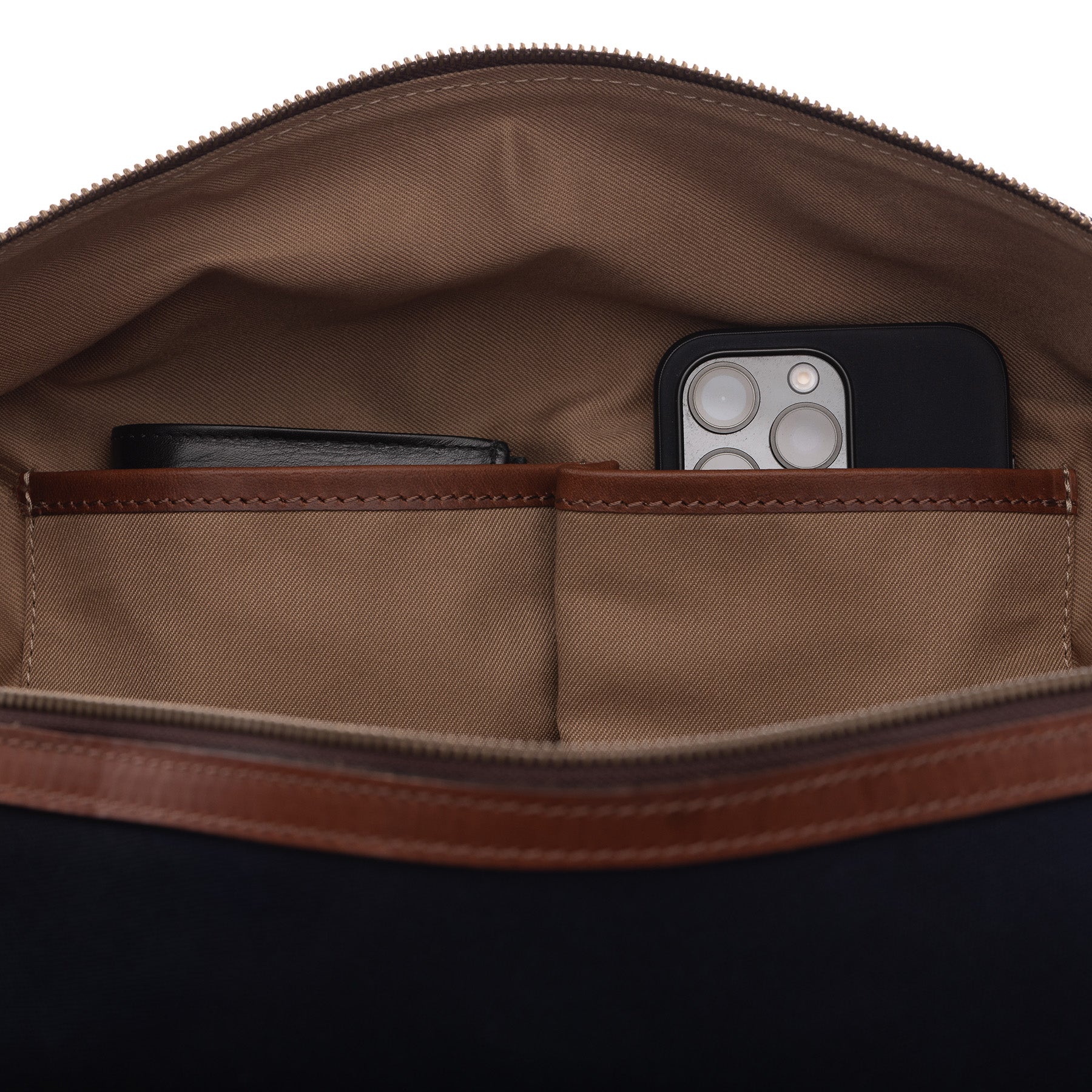 SID & VAIN Reisetasche Canvas LENNOX Weekender blau olive 44320