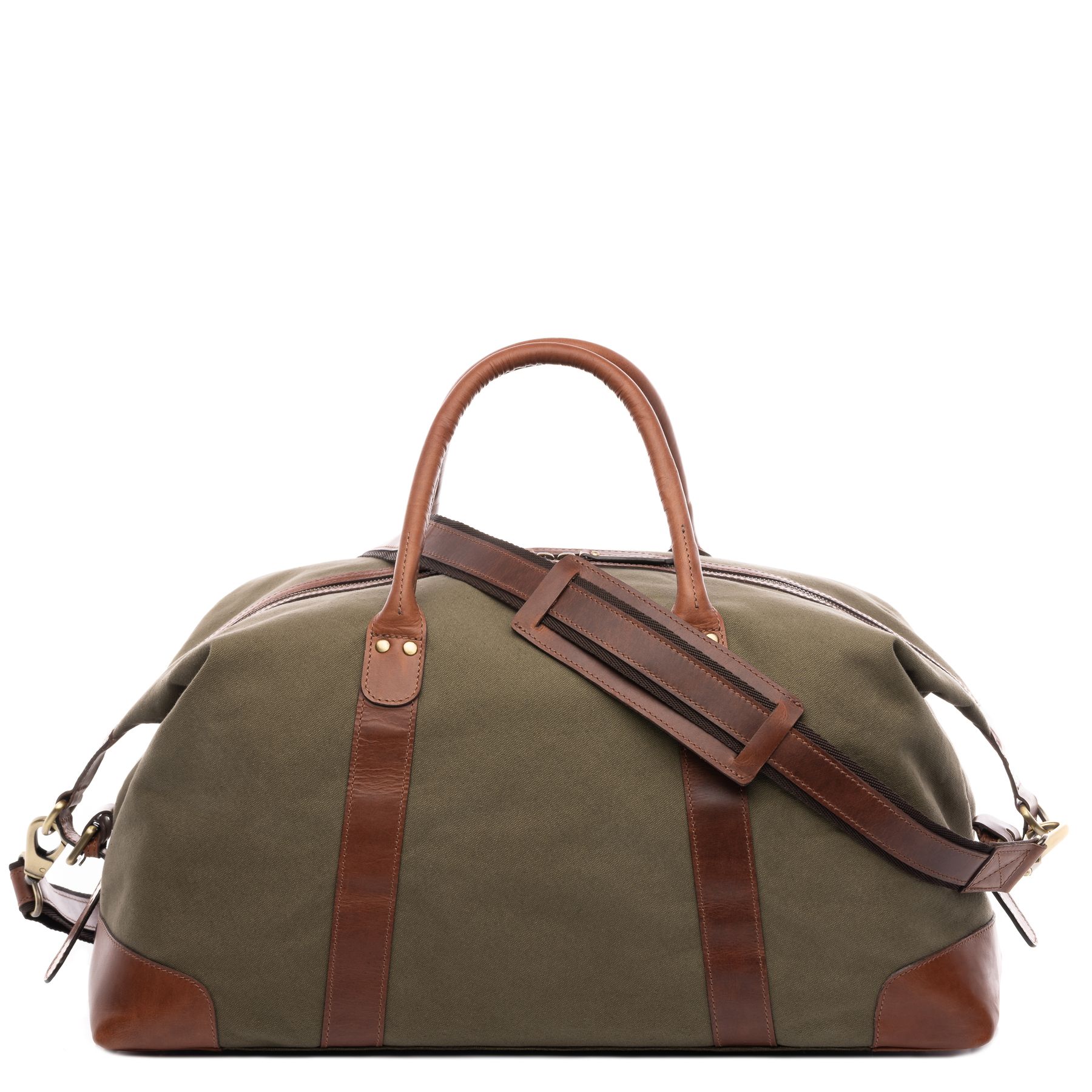 SID & VAIN Reisetasche Canvas LENNOX Weekender blau olive 15