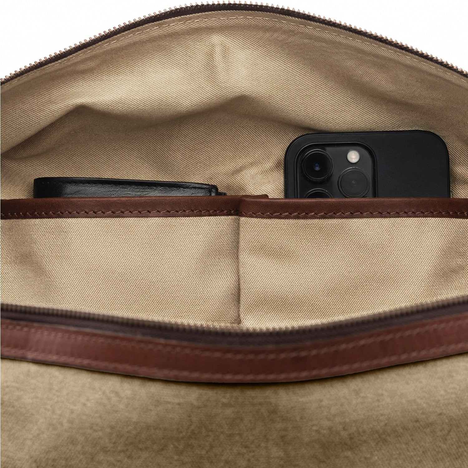 6498-SID & VAIN travel-l - L - H-75 - Lennox -brown CANVAS-PULL-UP-Detail-2