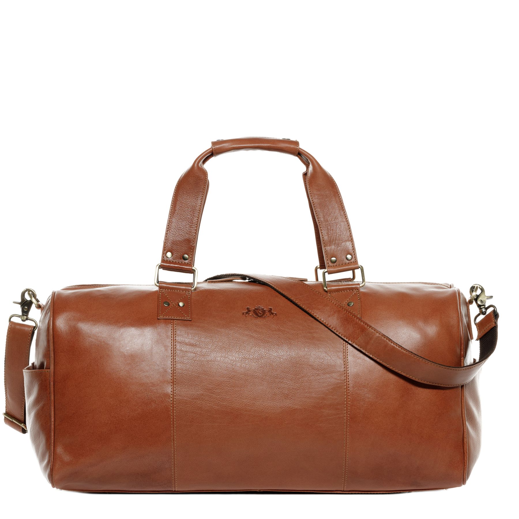 SID & VAIN Reisetasche groß Leder XXL LINUS light-crunchy-tan 35076