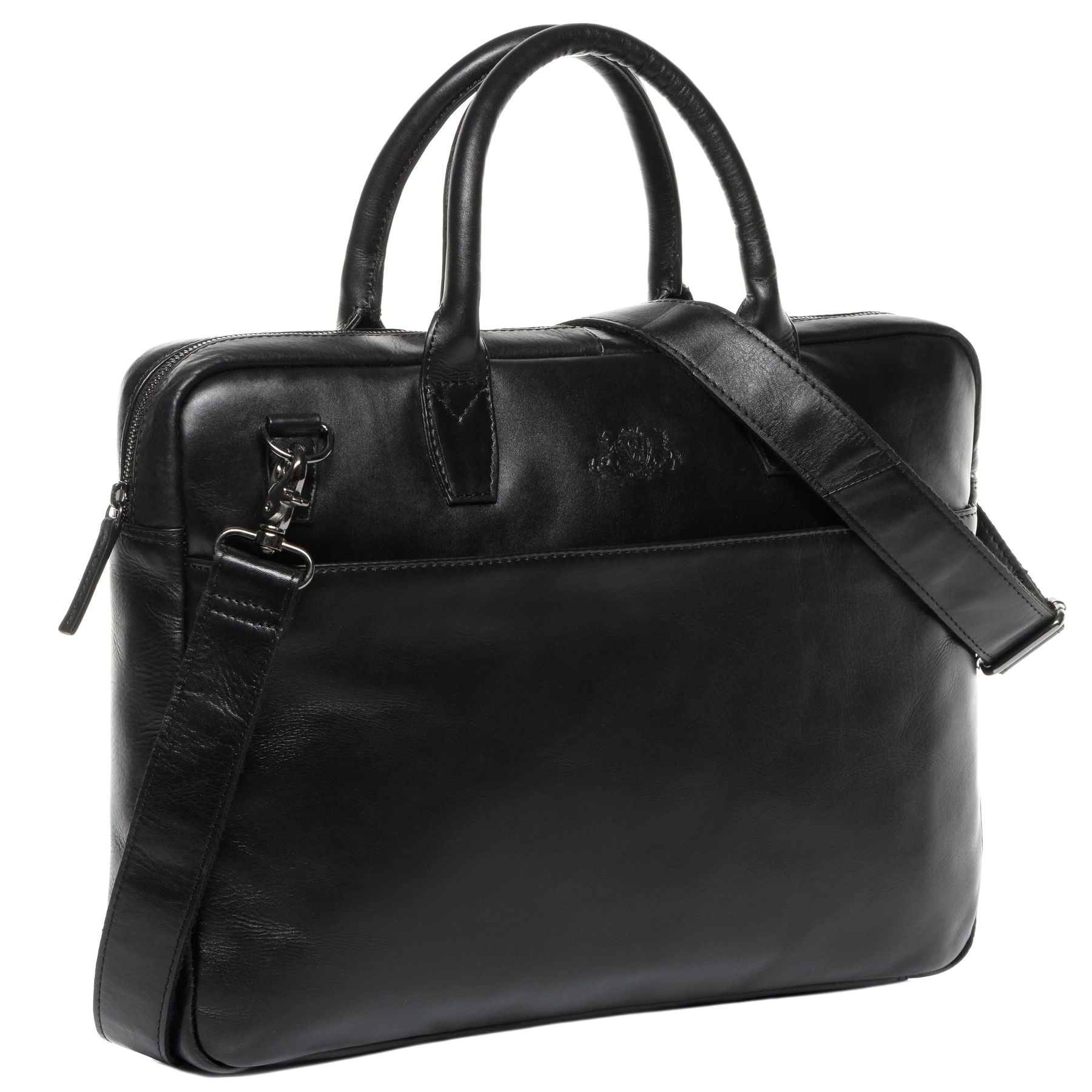 SID & VAIN Laptoptasche Leder Slim BOSTON 29349