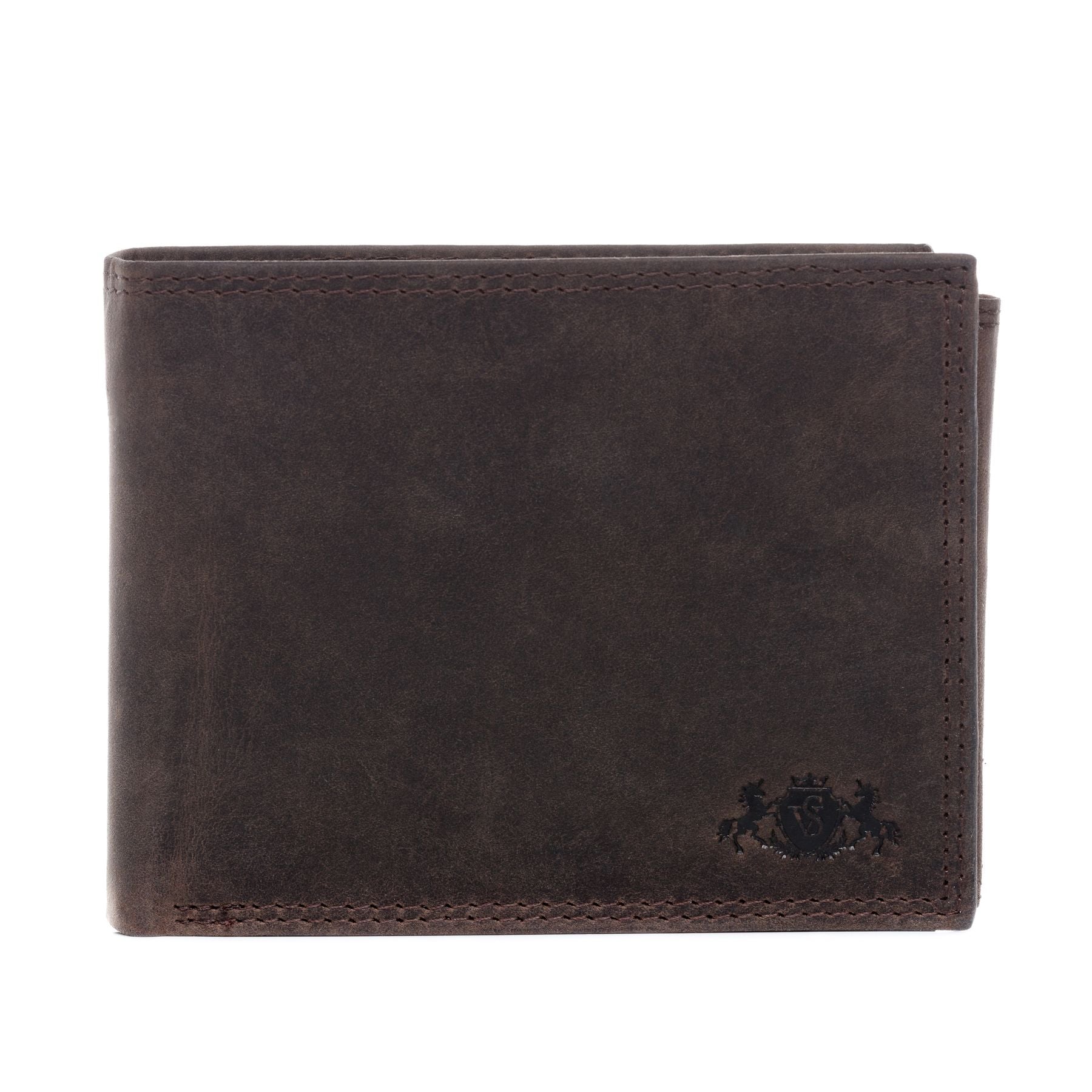 SID & VAIN Geldbeutel Leder JACK chocolate 16014