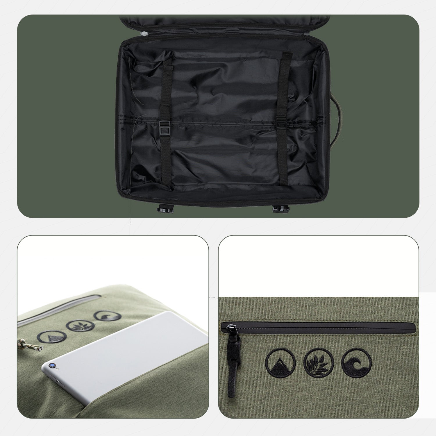 SONS OF ALOHA 2 in 1 Handgepäck-Koffer & Rucksack KANE 46701