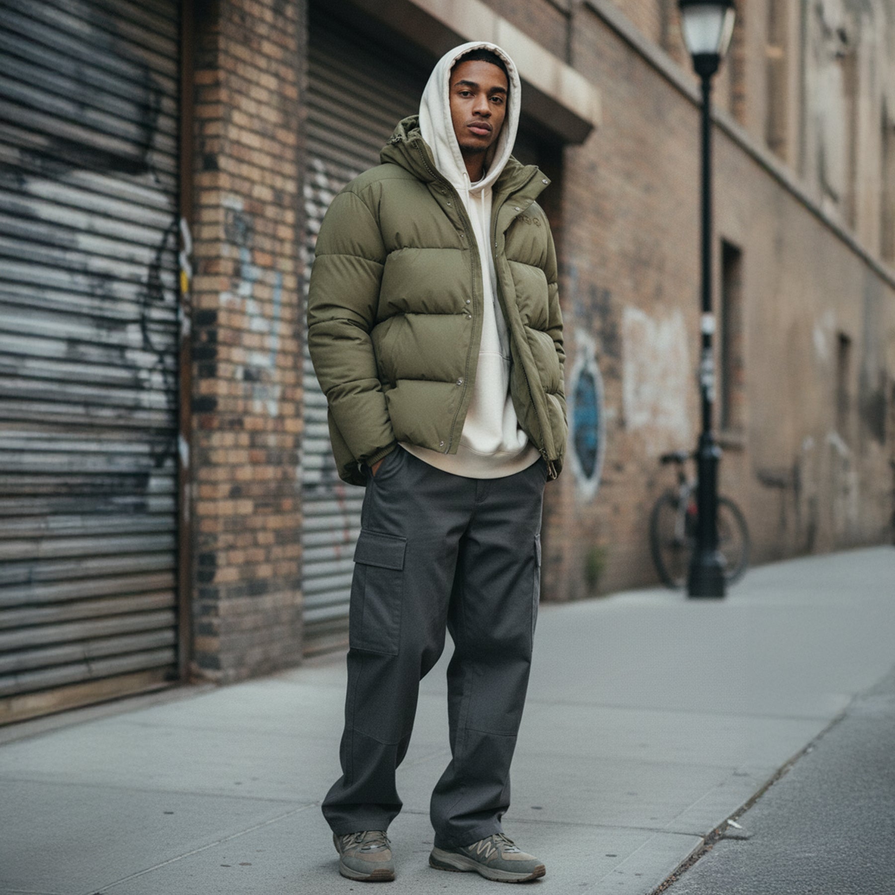 Down jacket with hood KAILANI Puffer Jacket