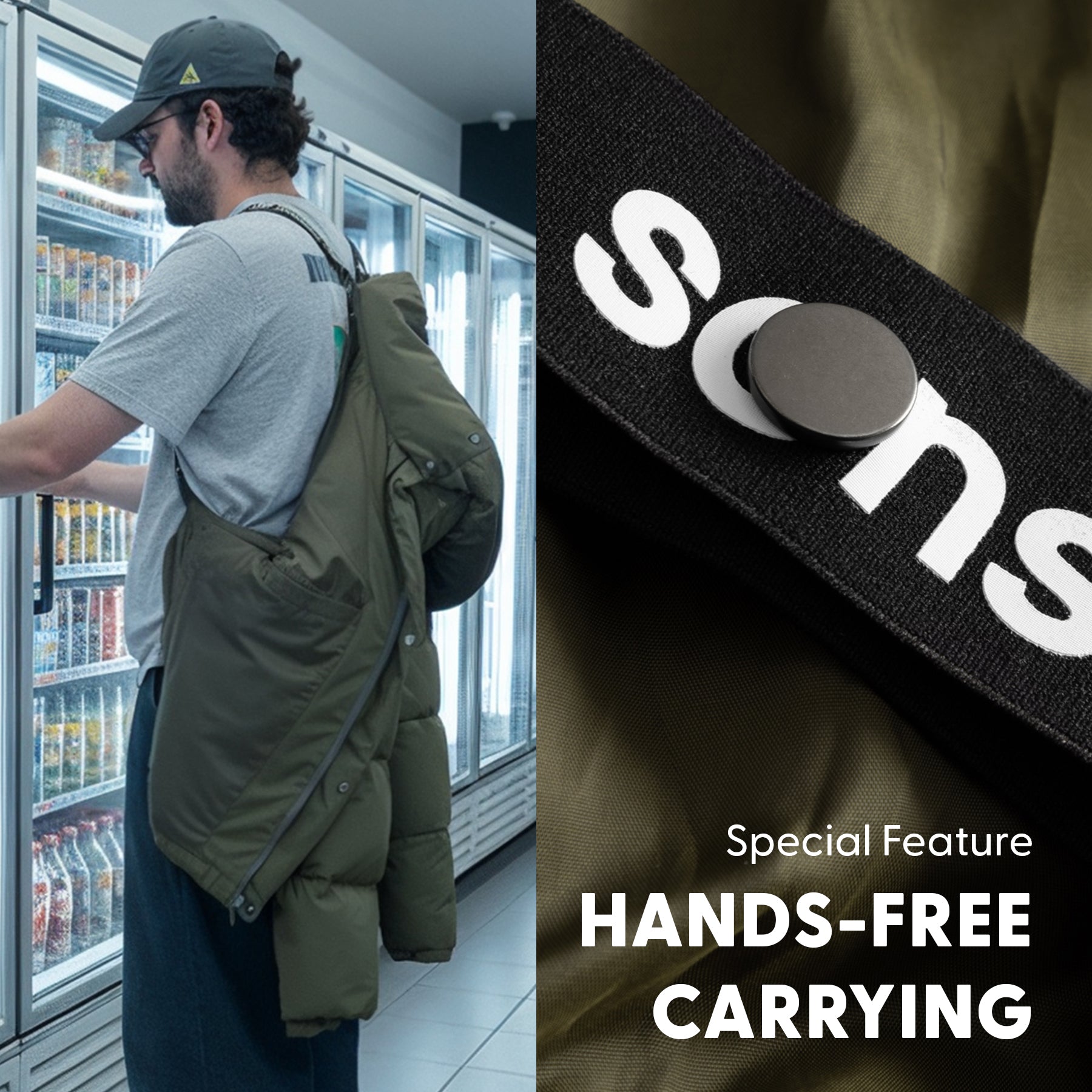 Down jacket with hood KAILANI Puffer Jacket