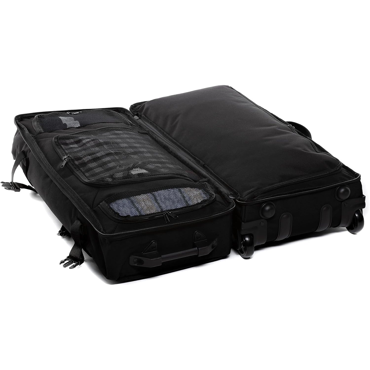 Reisetasche mit 2 Rollen KANE Duffel-Trolley Rollkoffer schwarz 49987