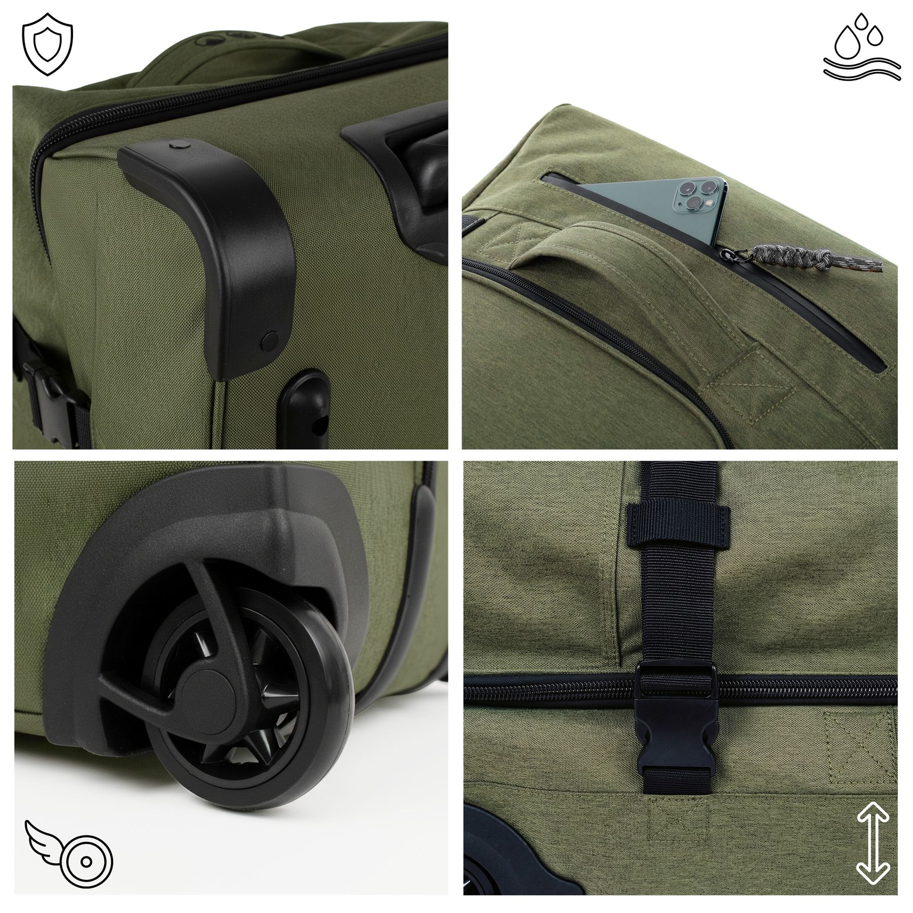 Reistas met 2 wielen KANE Duffel-Trolley XXL 140 L Rolkoffer