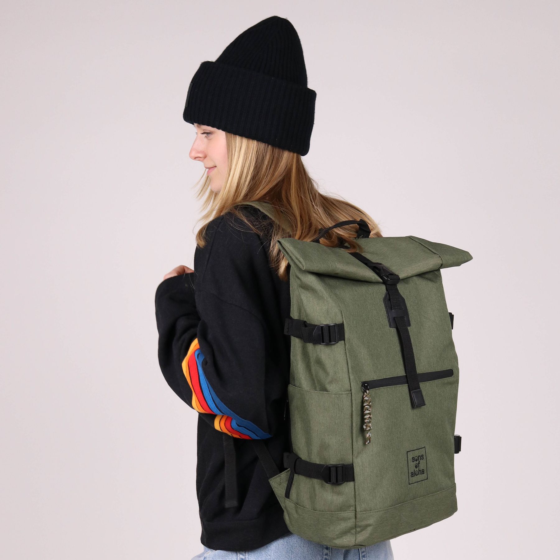 Rucksack backpack RollTop SONS OF ALOHA RPET KANE parent 37467