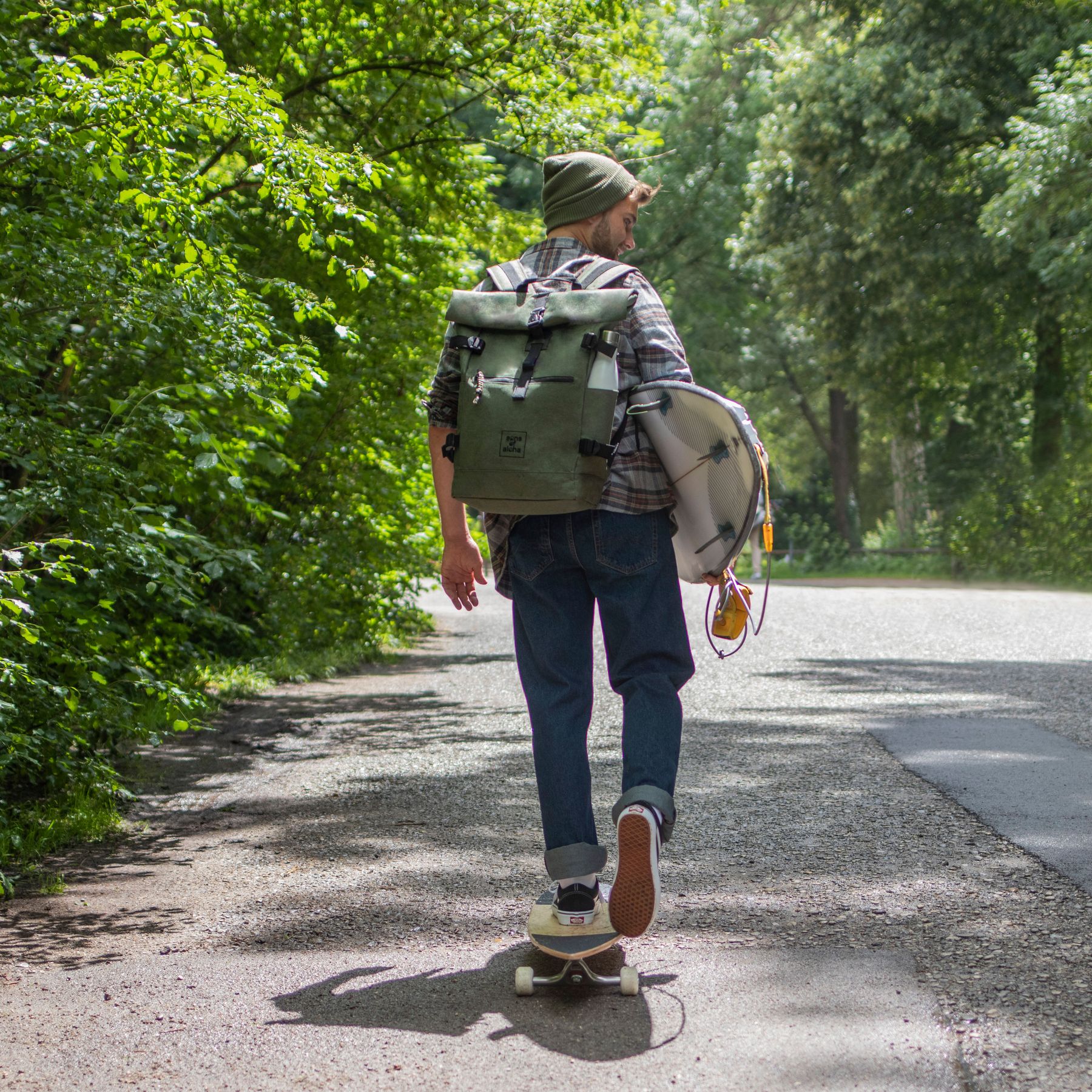 Rucksack backpack RollTop SONS OF ALOHA RPET KANE parent 33100