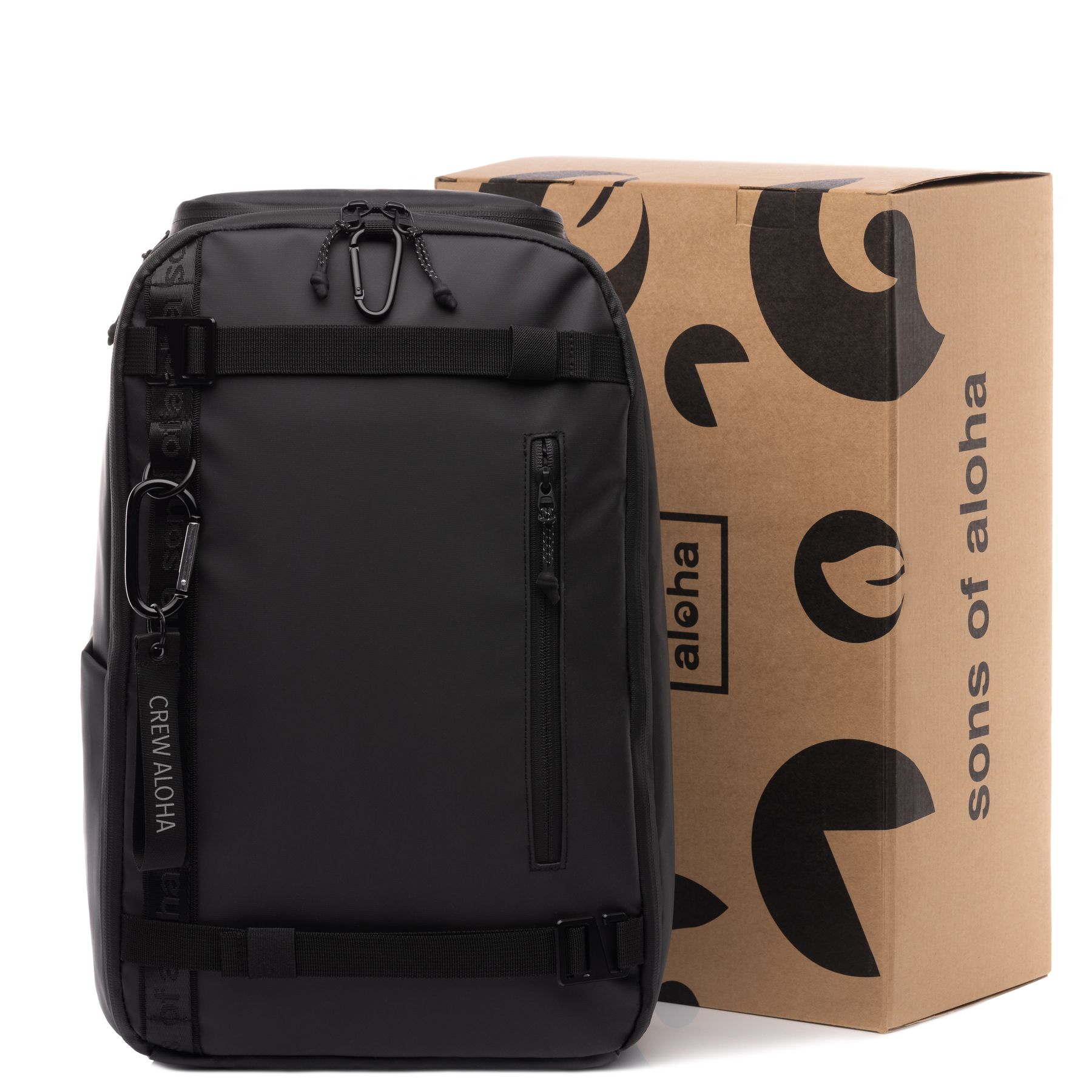 SONS OF ALOHA Rucksack schwarz Kane Skate-Backpack 12