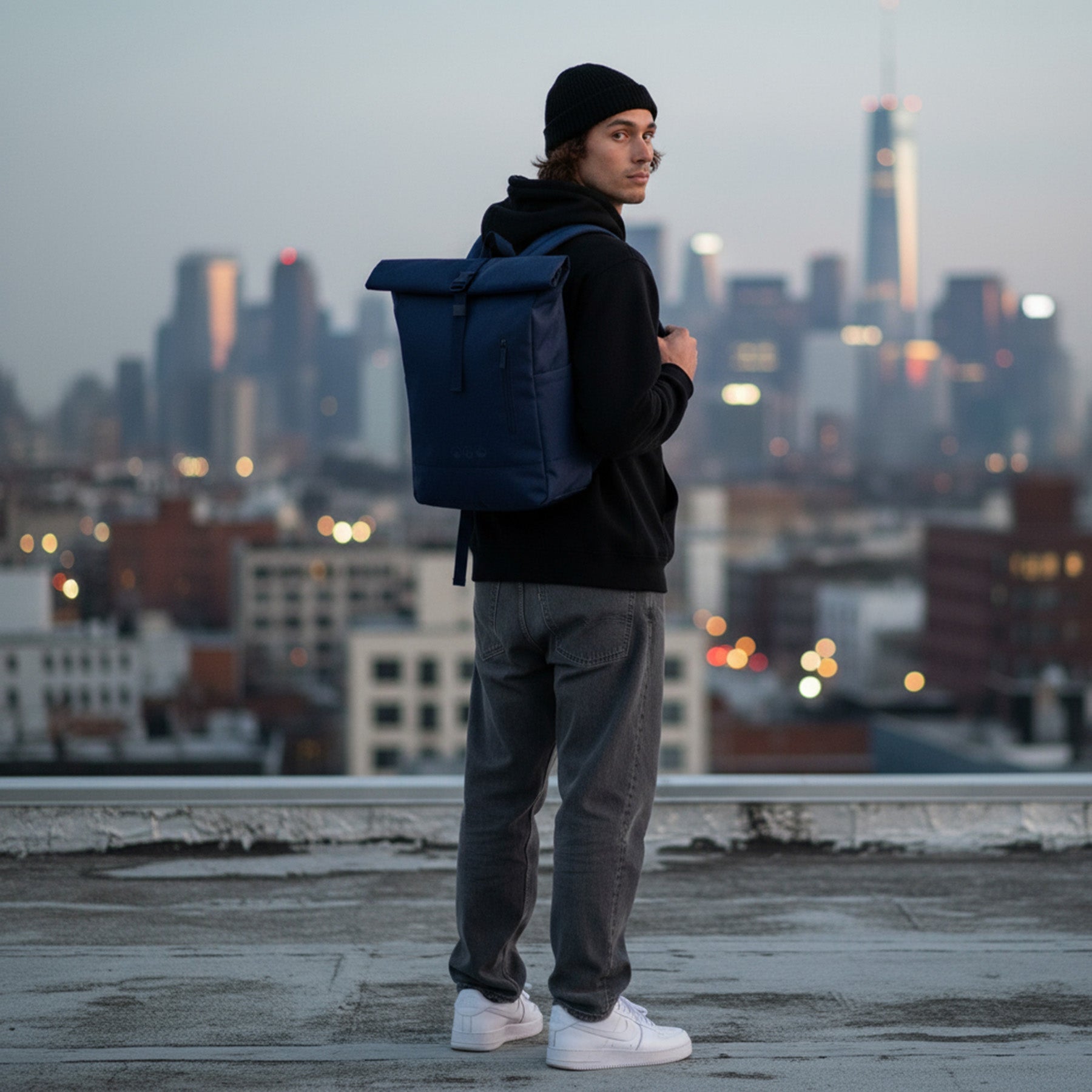 Rolltop Rucksack gross - Backpack SONS OF ALOHA Laptop-Fach Schuh-Fach